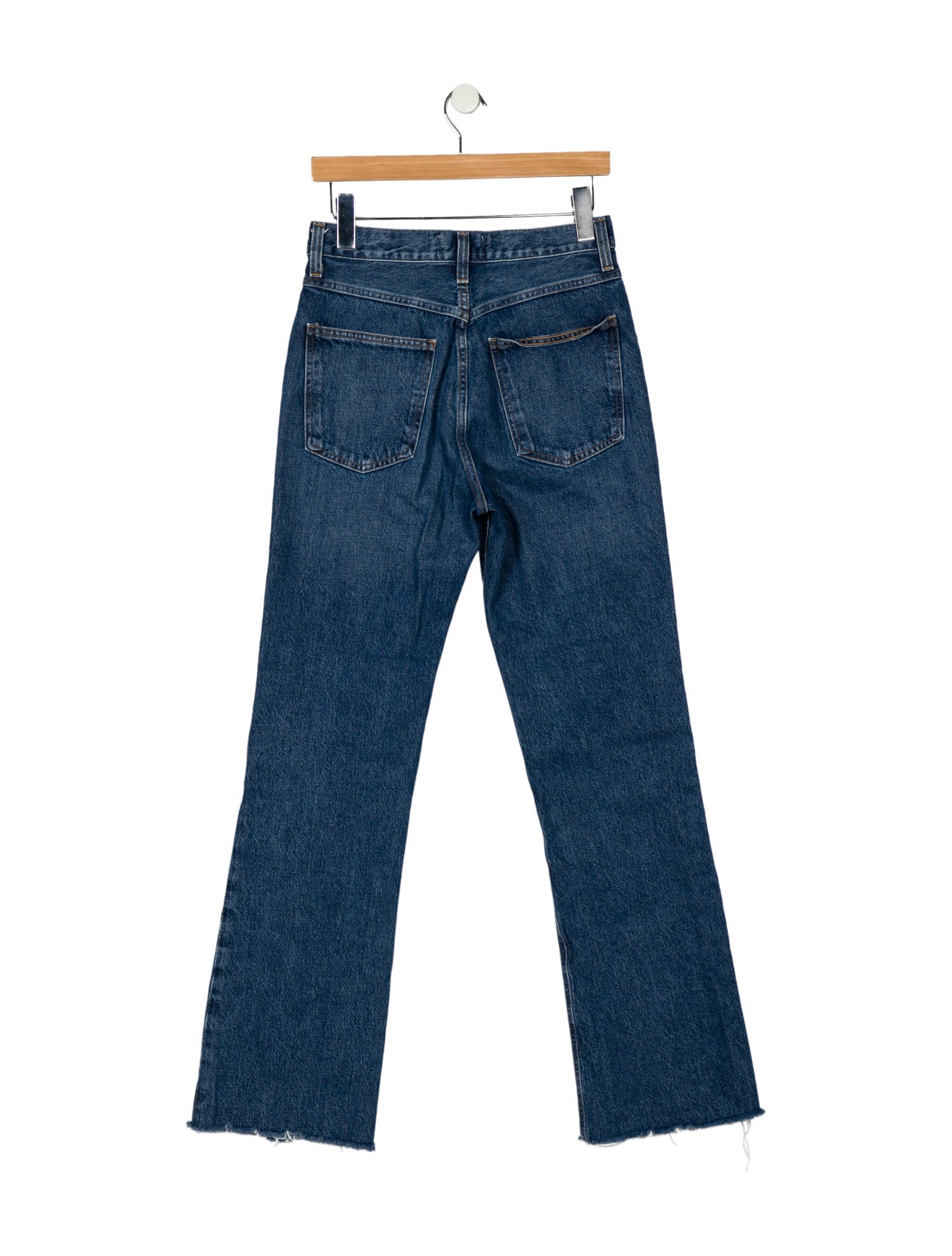 AGOLDE Mid-Rise Wide Leg Jeans