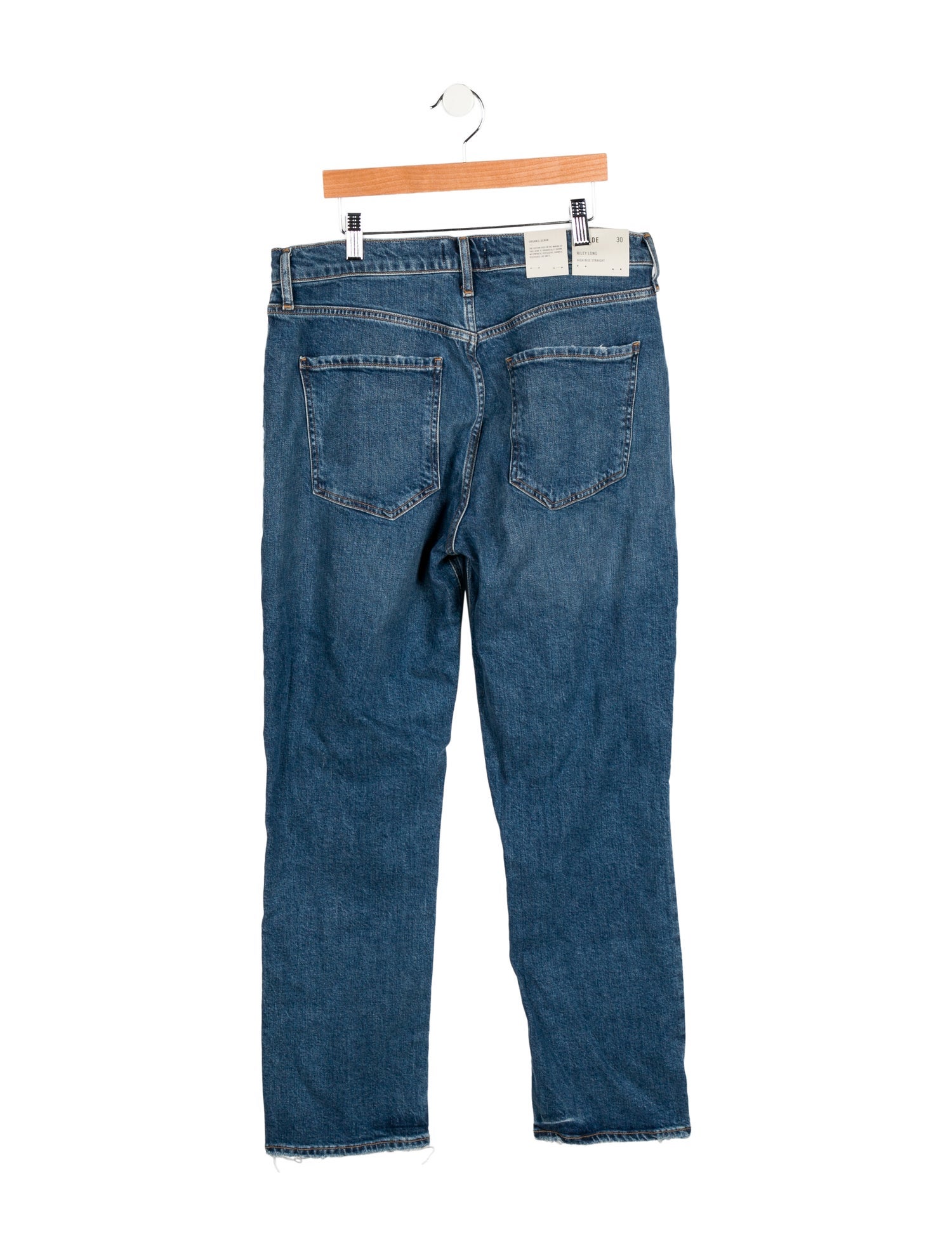 AGOLDE High-Rise Straight Leg Jeans w/ Tags