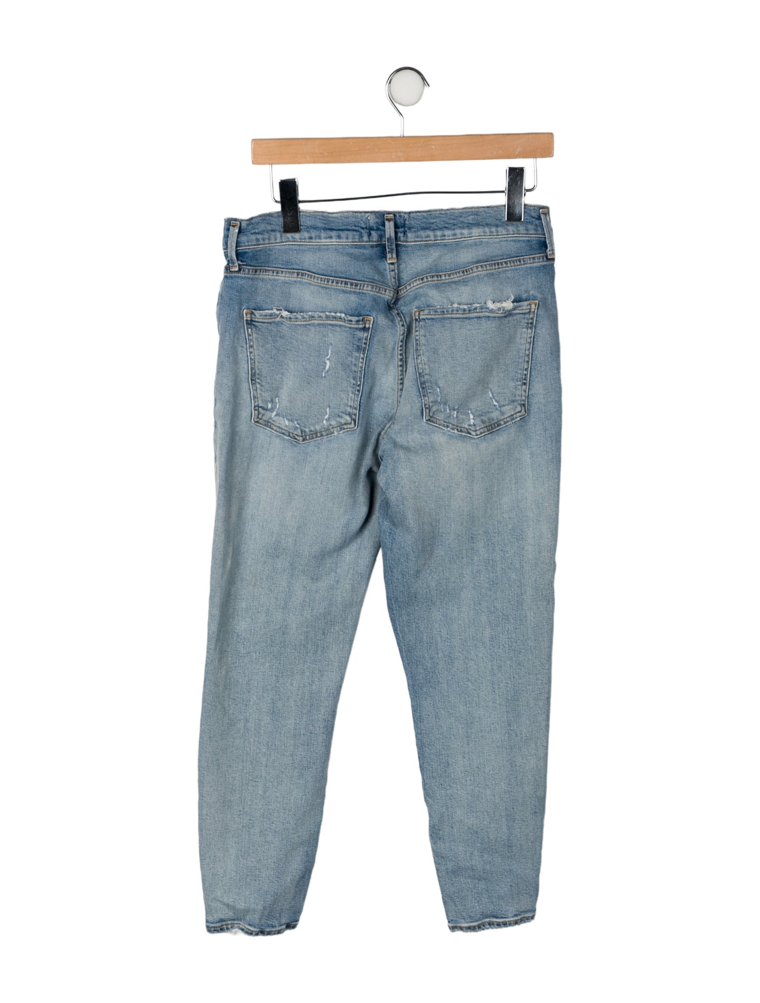 AGOLDE Mid-Rise Skinny Leg Jeans