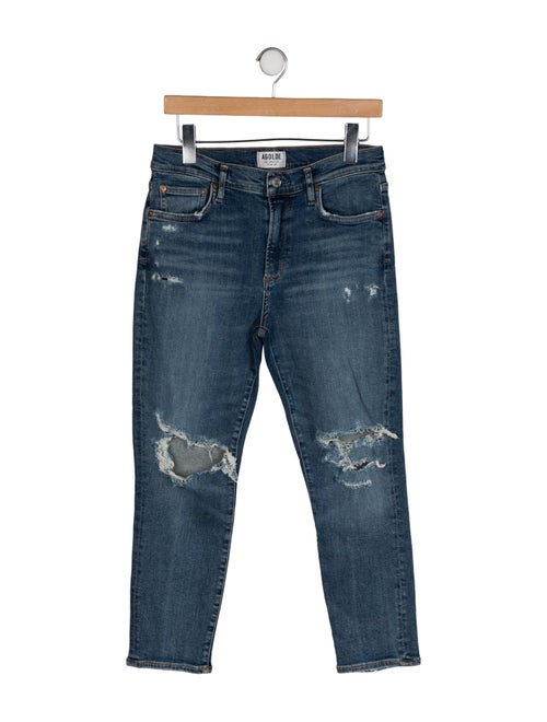 AGOLDE Mid-Rise Straight Leg Jeans