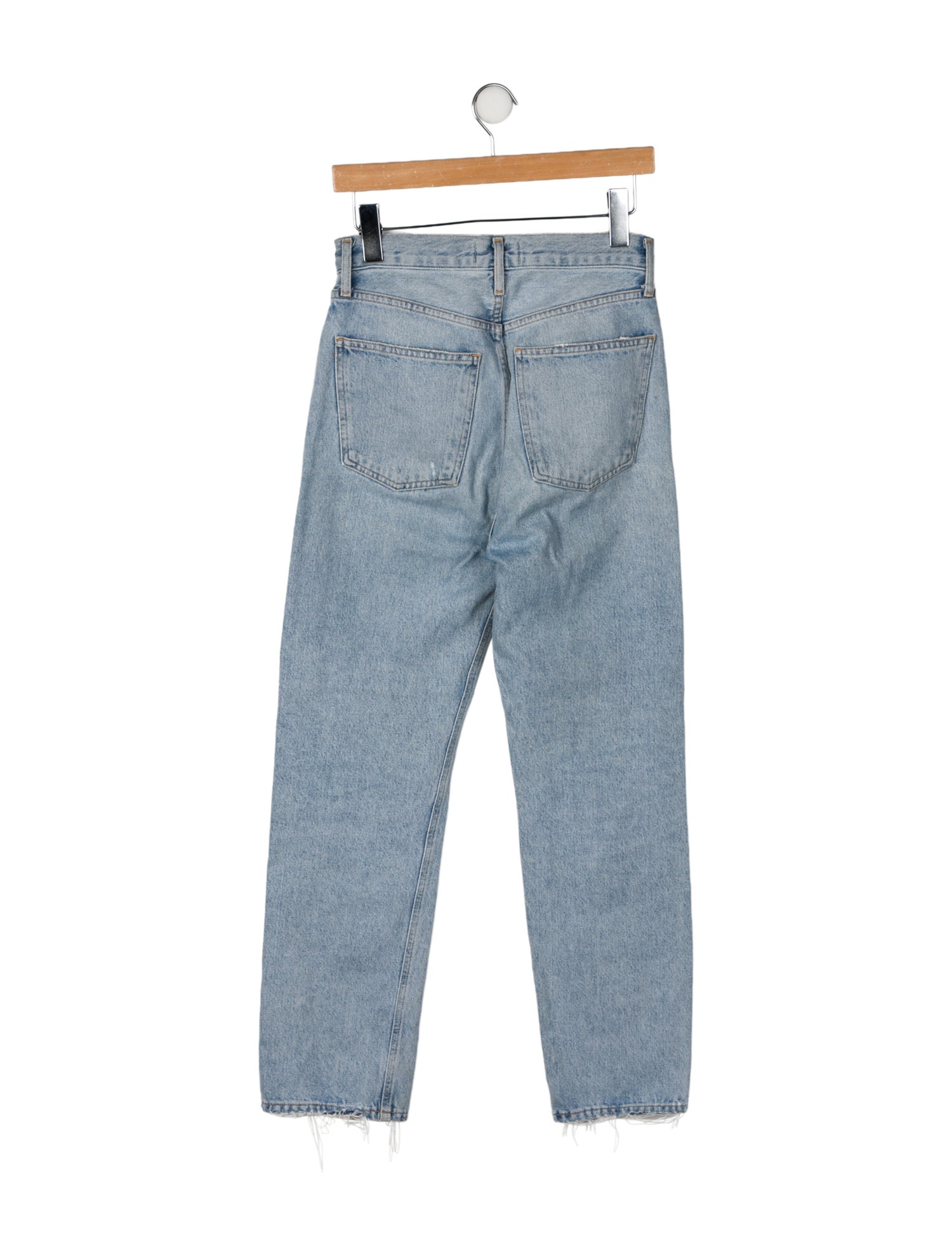 AGOLDE High-Rise Straight Leg Jeans