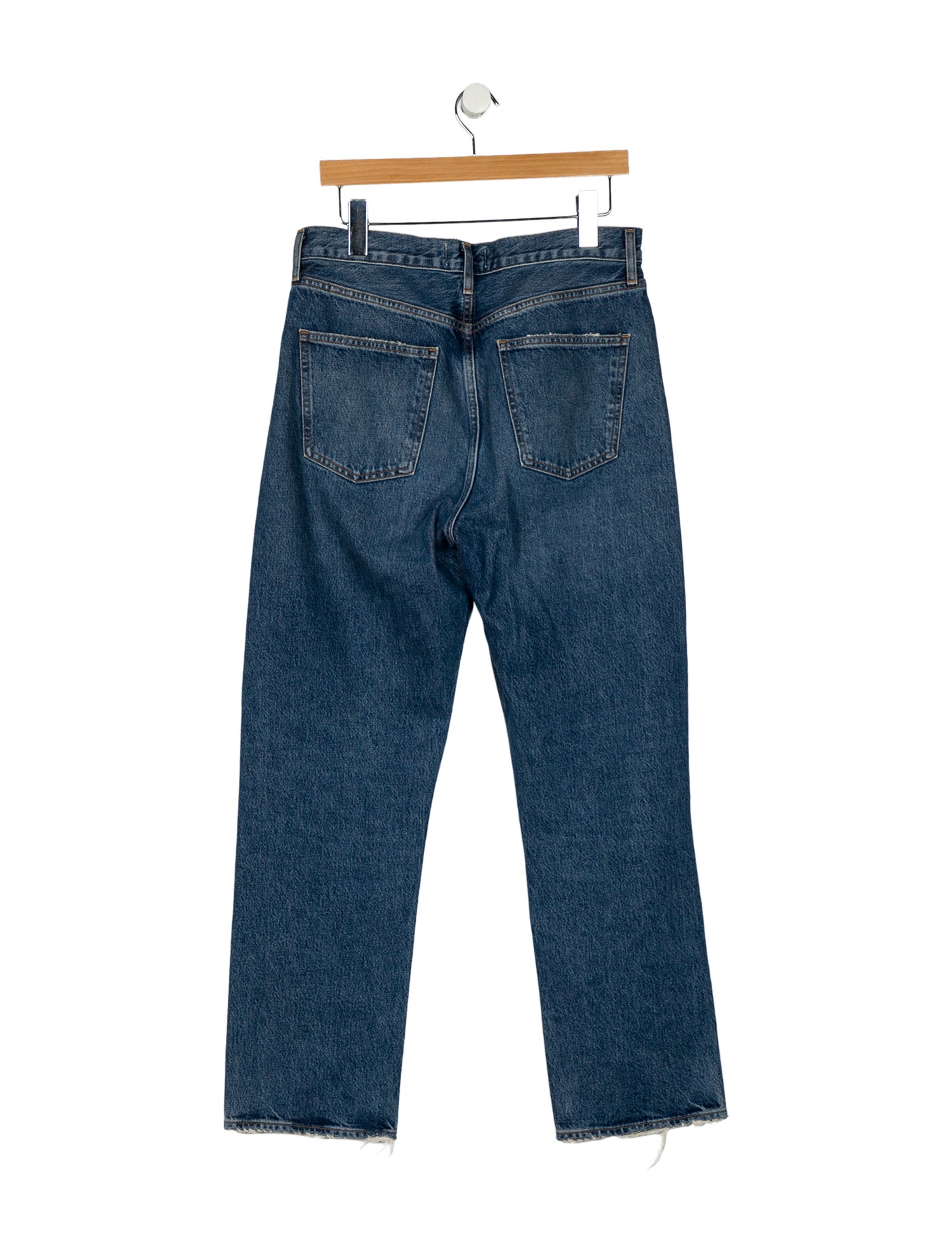 AGOLDE Mid-Rise Straight Leg Jeans