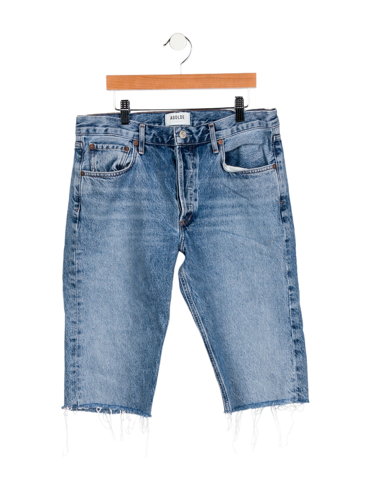 AGOLDE High-Rise Straight Leg Jeans