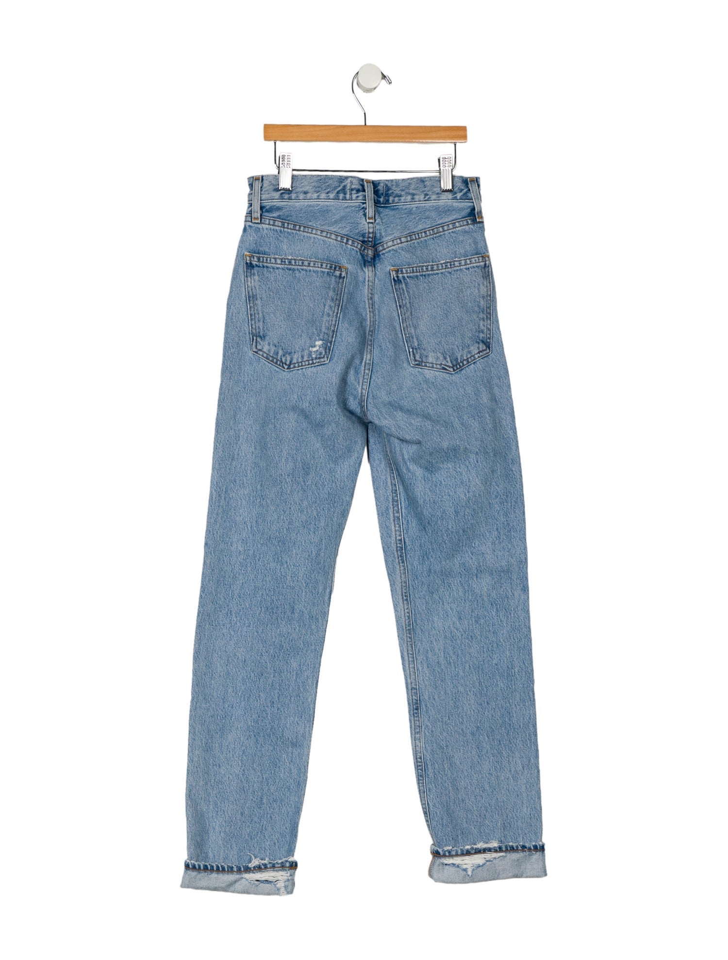 AGOLDE High-Rise Straight Leg Jeans