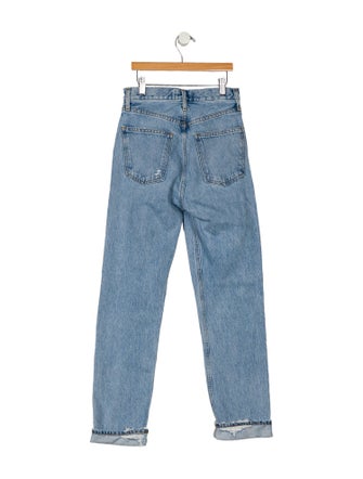 AGOLDE High-Rise Straight Leg Jeans