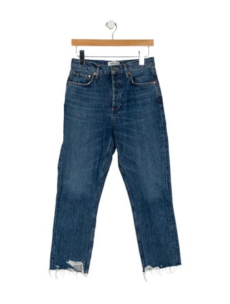 AGOLDE High-Rise Straight Leg Jeans