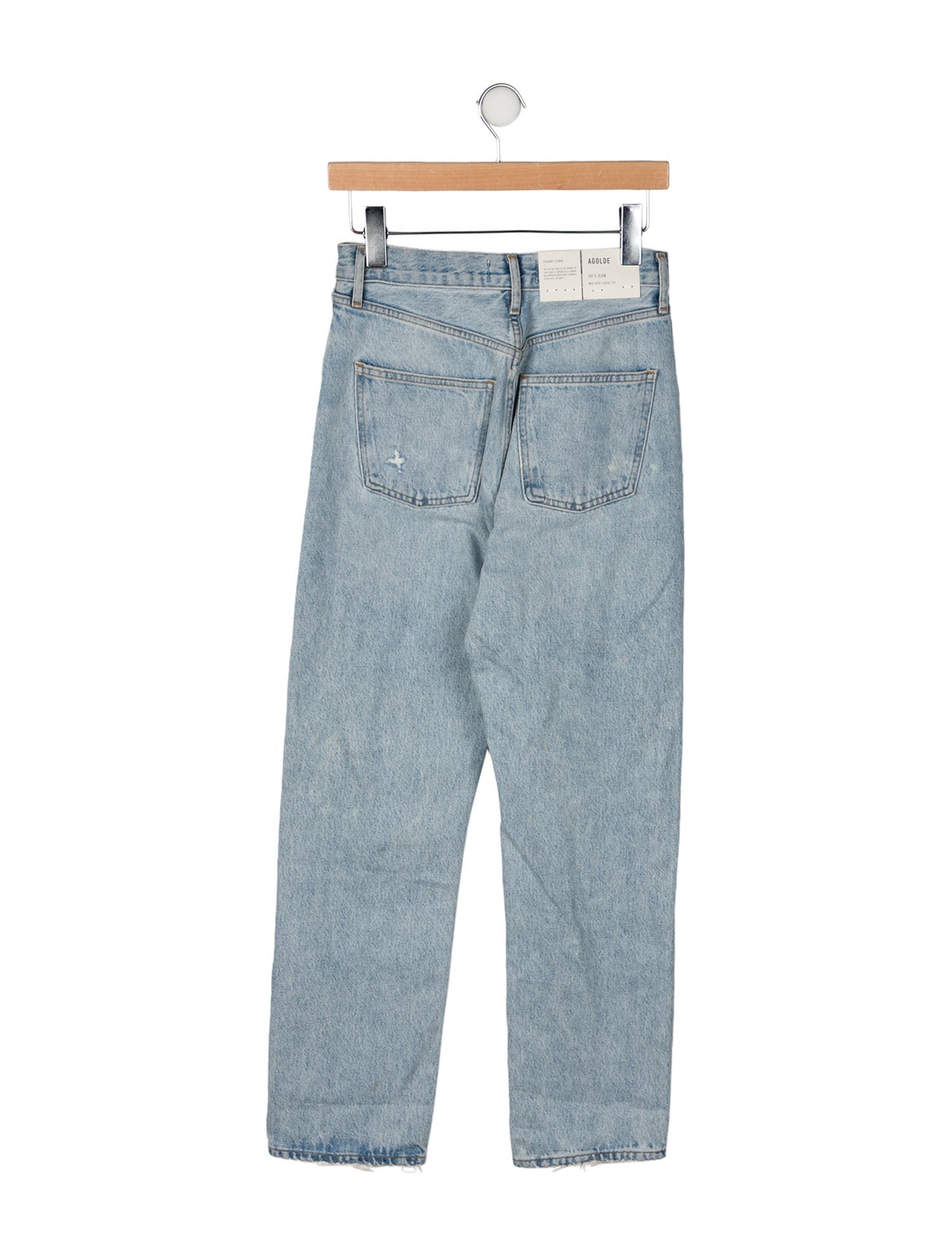 AGOLDE High-Rise Straight Leg Jeans