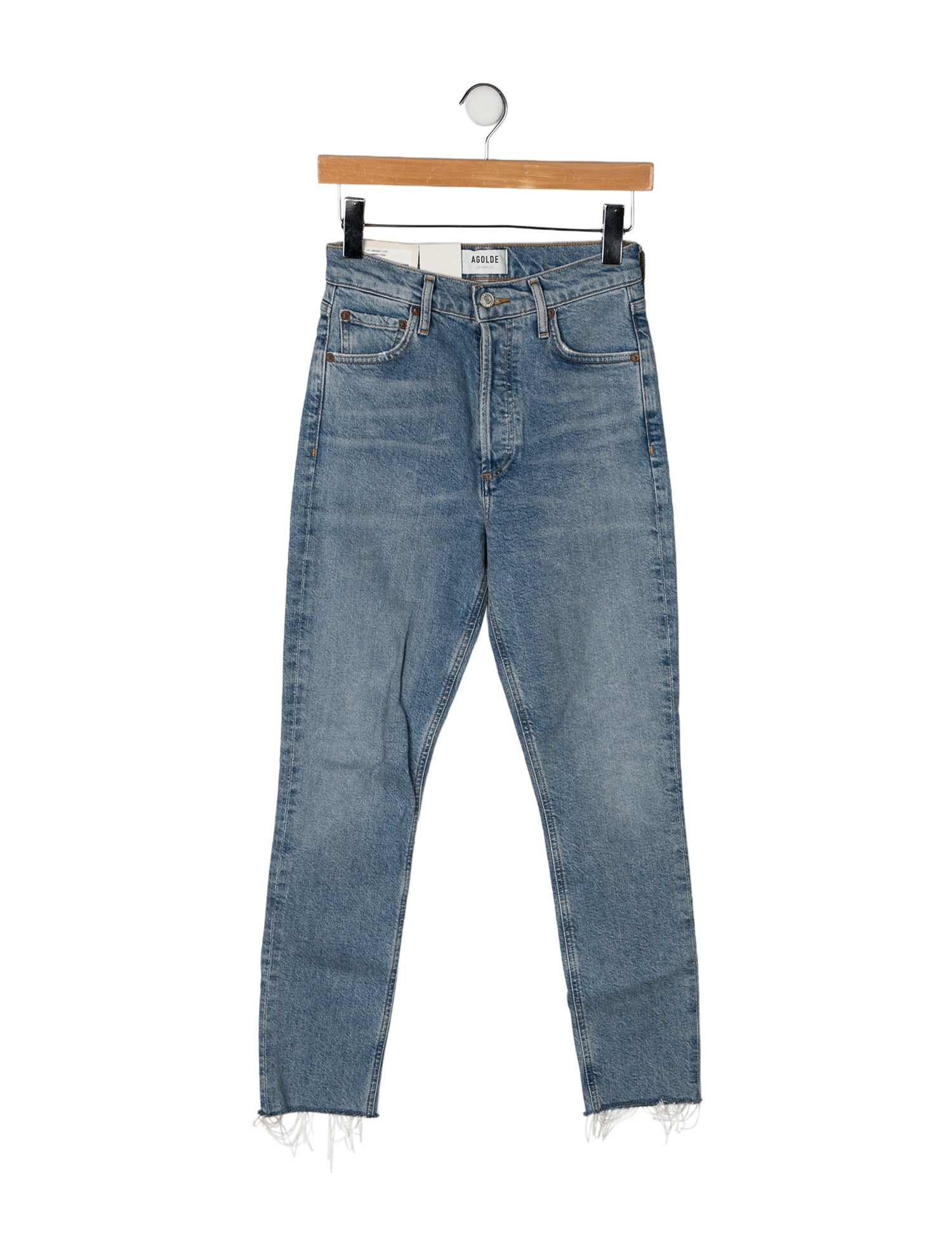 AGOLDE Mid-Rise Skinny Leg Jeans