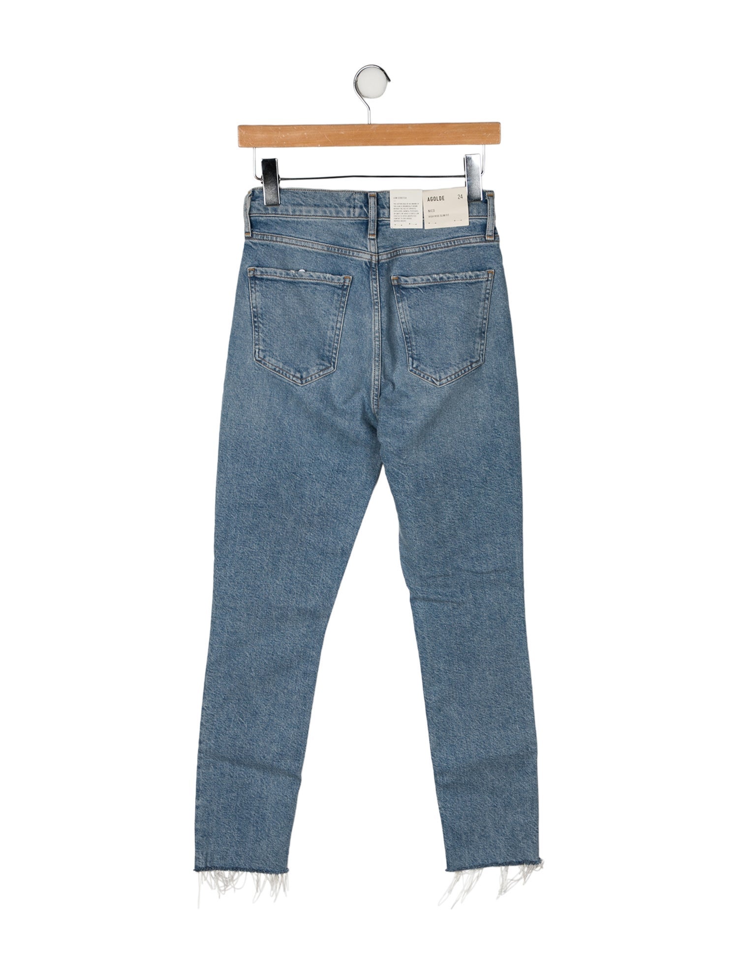 AGOLDE Mid-Rise Skinny Leg Jeans