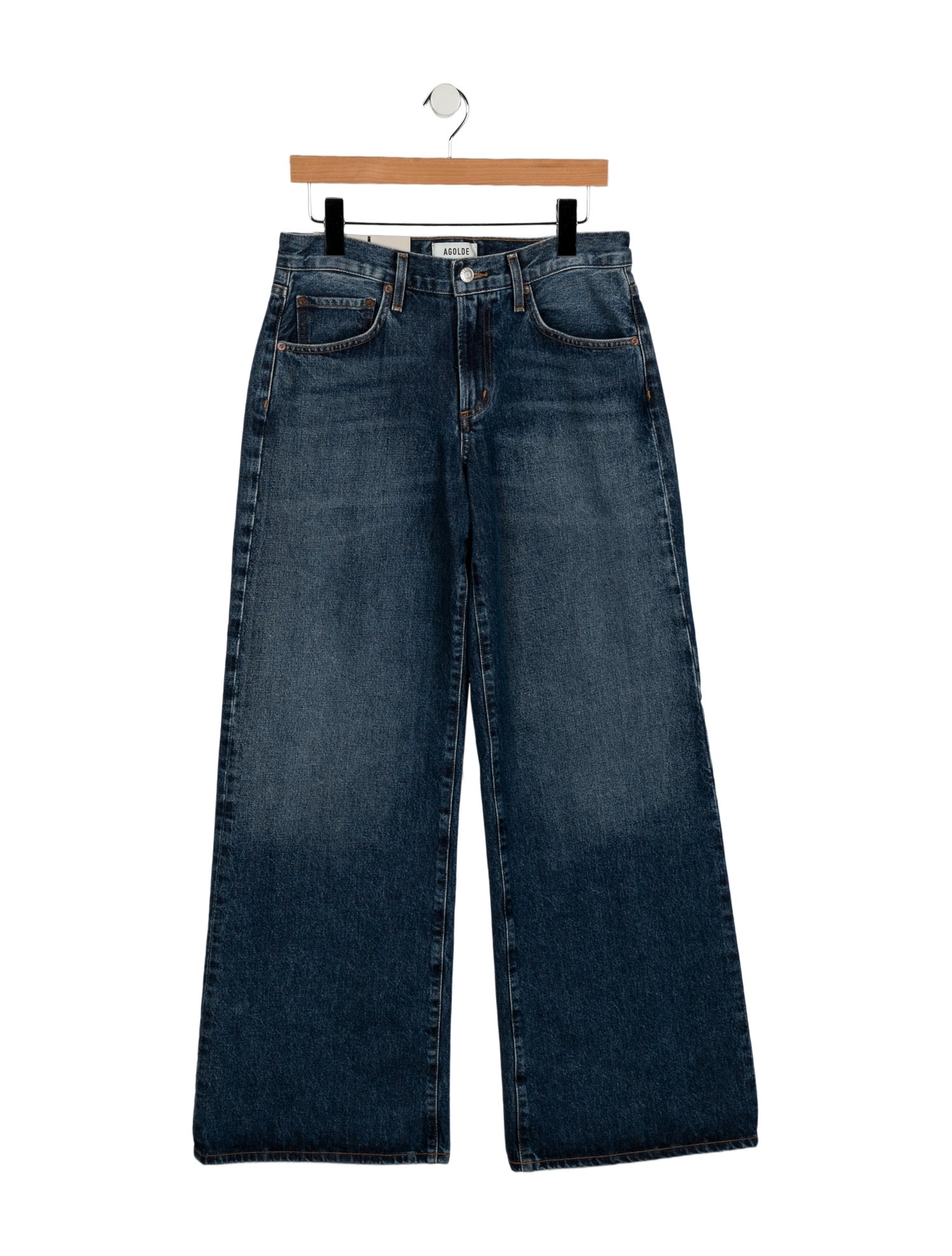 AGOLDE Mid-Rise Wide Leg Jeans w/ Tags