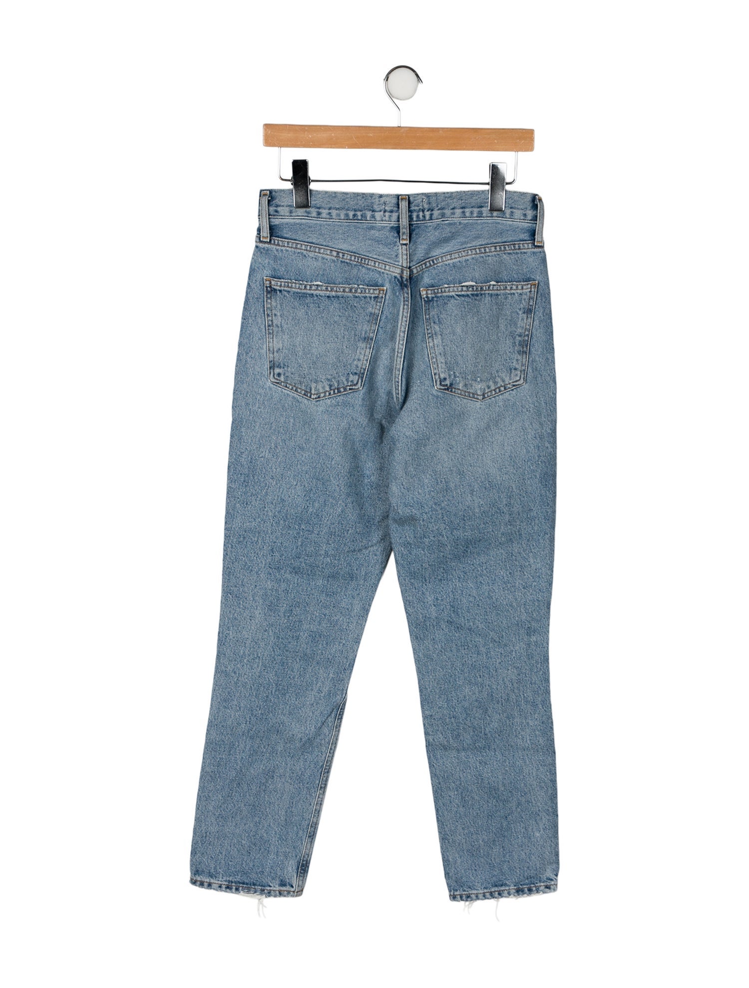 AGOLDE High-Rise Straight Leg Jeans