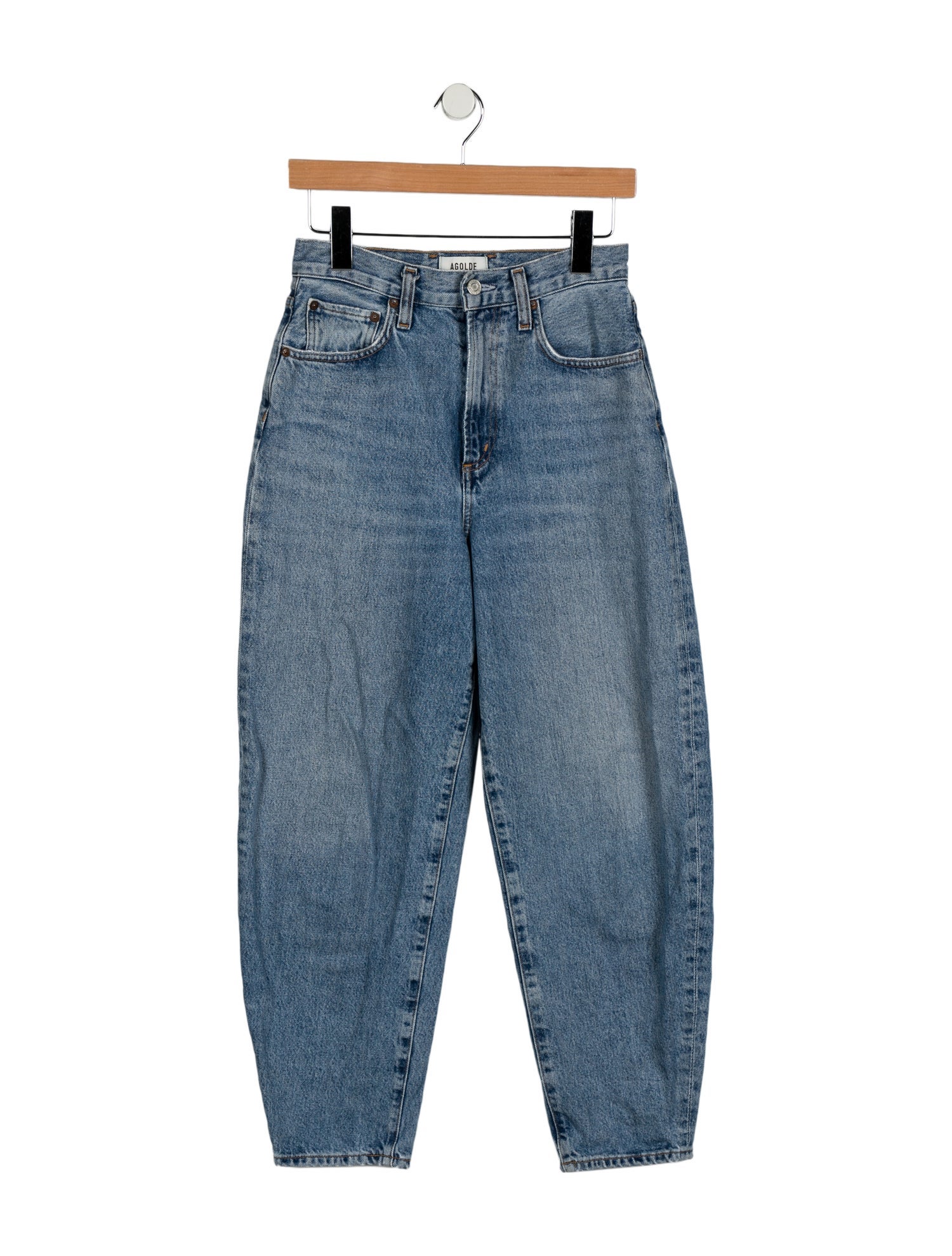 AGOLDE High-Rise Straight Leg Jeans