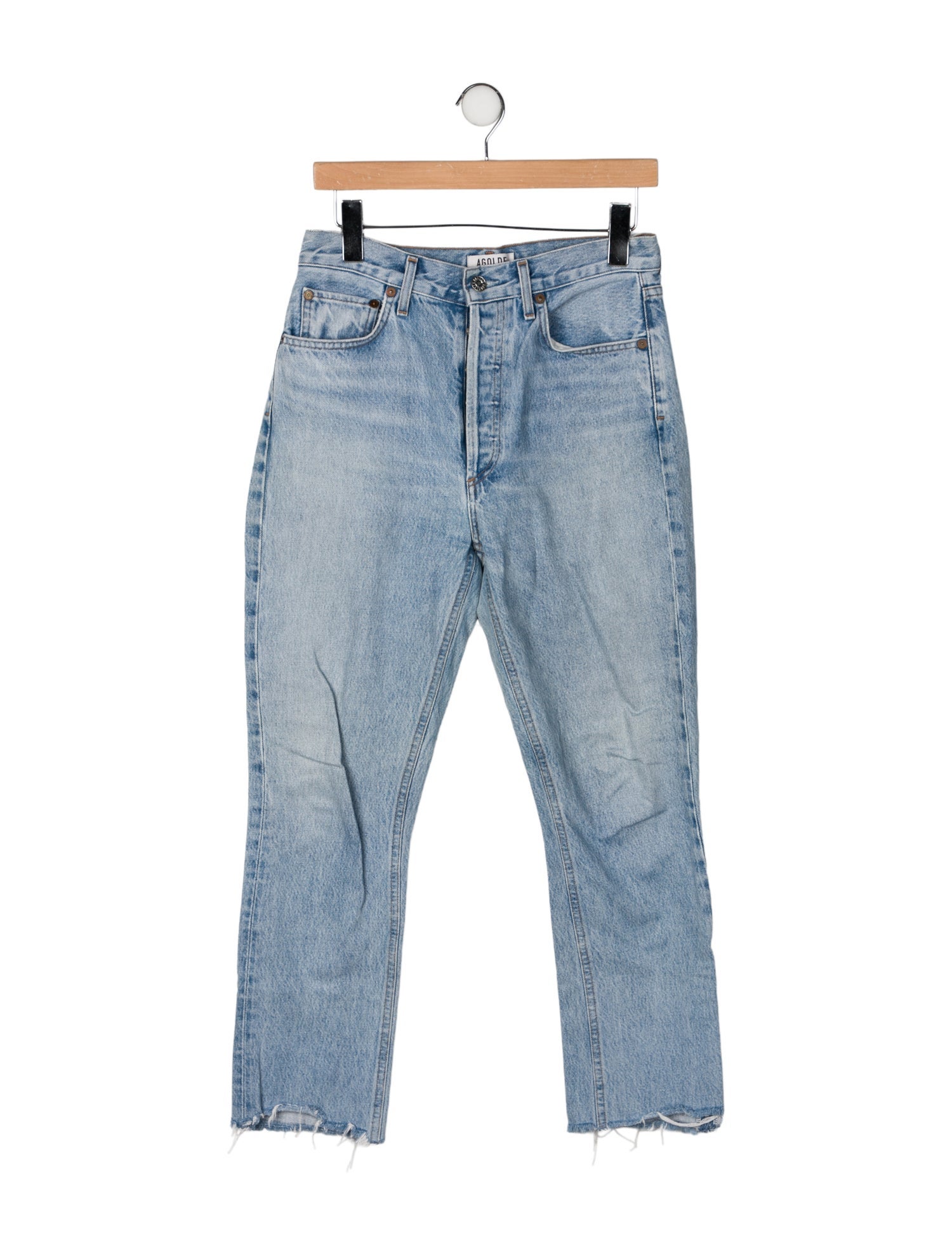 AGOLDE High-Rise Straight Leg Jeans