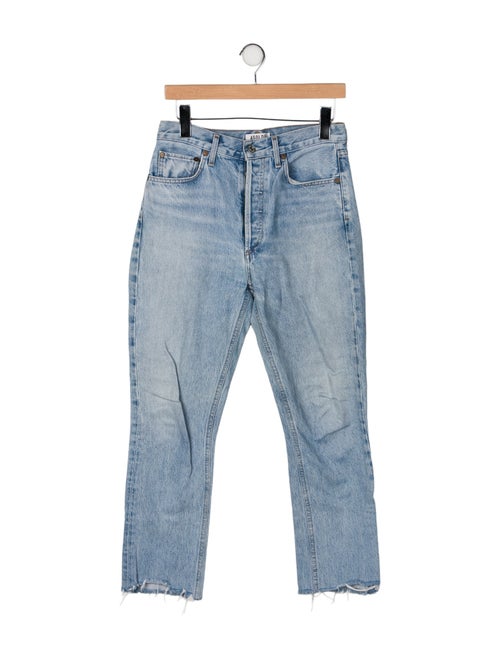 AGOLDE High-Rise Straight Leg Jeans