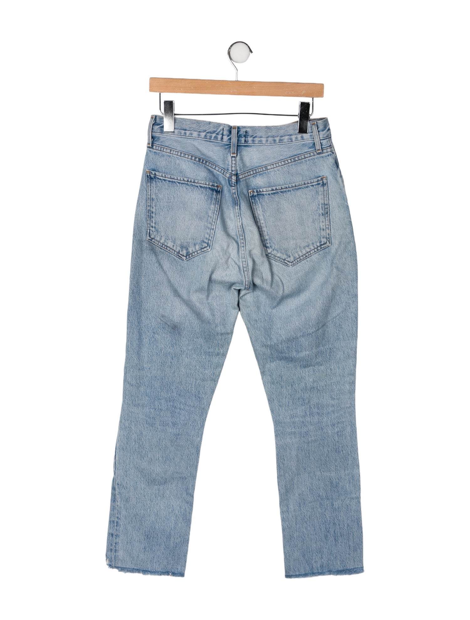 AGOLDE High-Rise Straight Leg Jeans