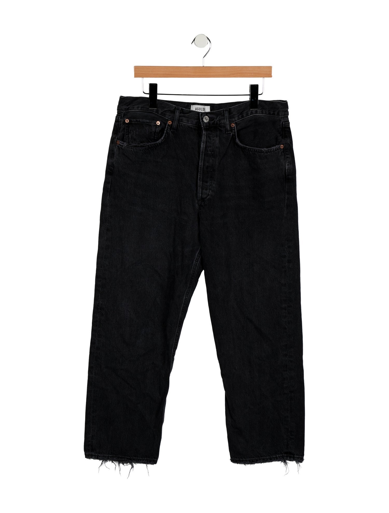 AGOLDE High-Rise Straight Leg Jeans