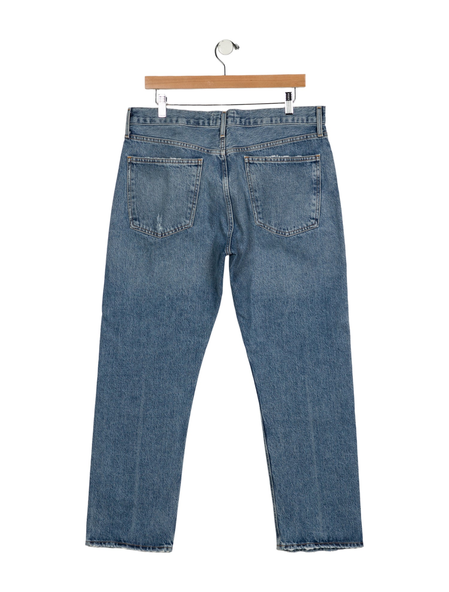 AGOLDE High-Rise Straight Leg Jeans