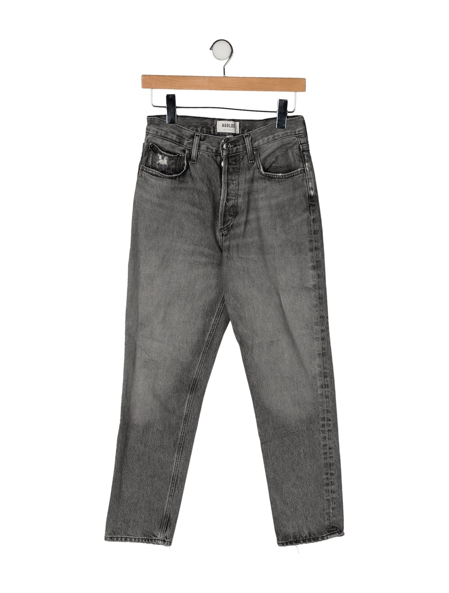 AGOLDE Mid-Rise Straight Leg Jeans