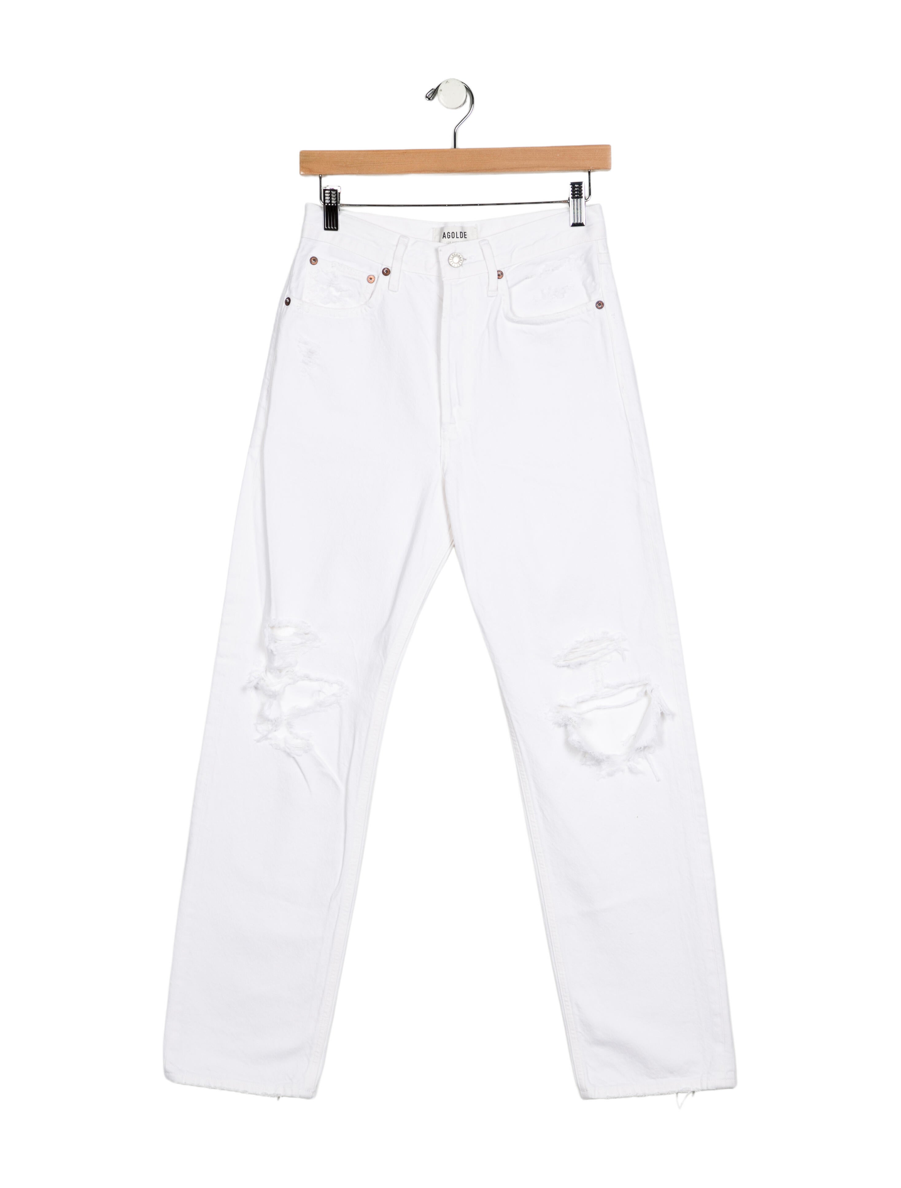AGOLDE High-Rise Straight Leg Jeans