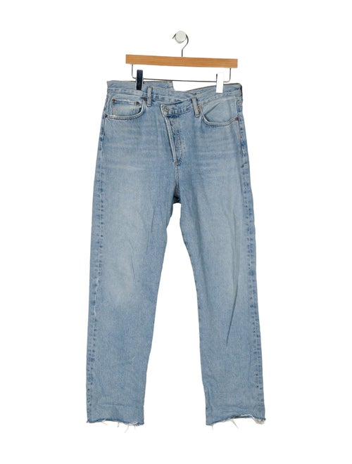 AGOLDE High-Rise Straight Leg Jeans