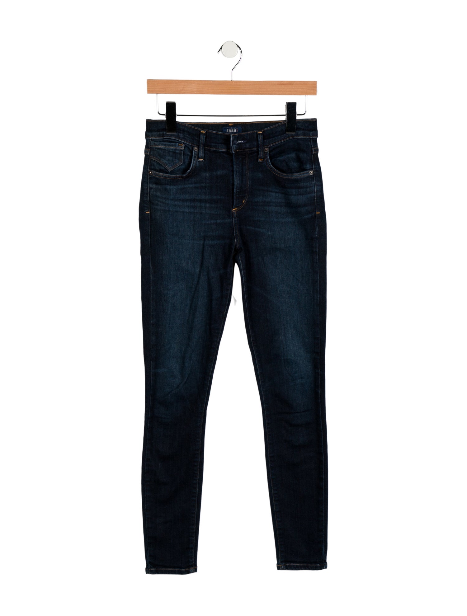 AGOLDE Mid-Rise Skinny Leg Jeans