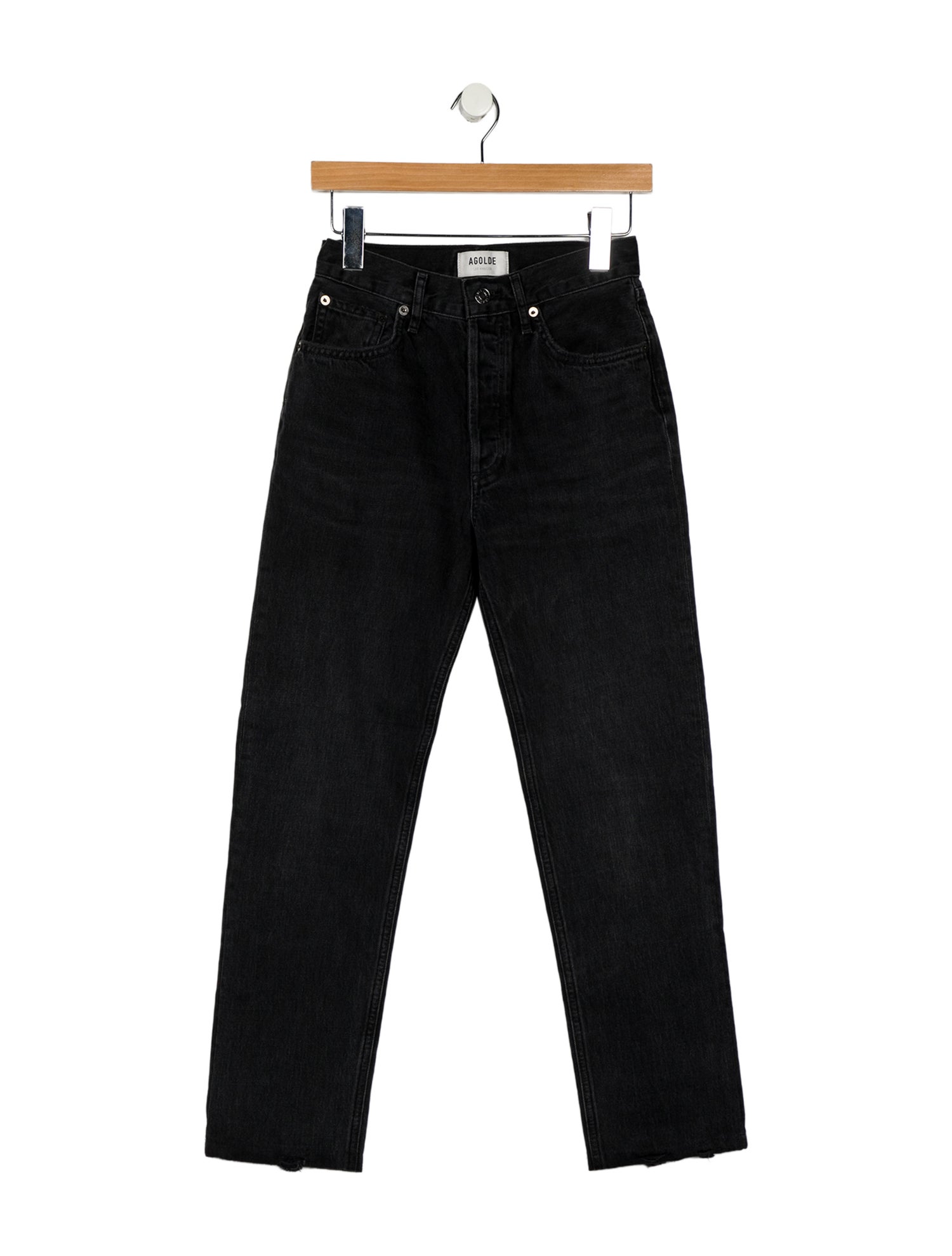 AGOLDE Mid-Rise Straight Leg Jeans