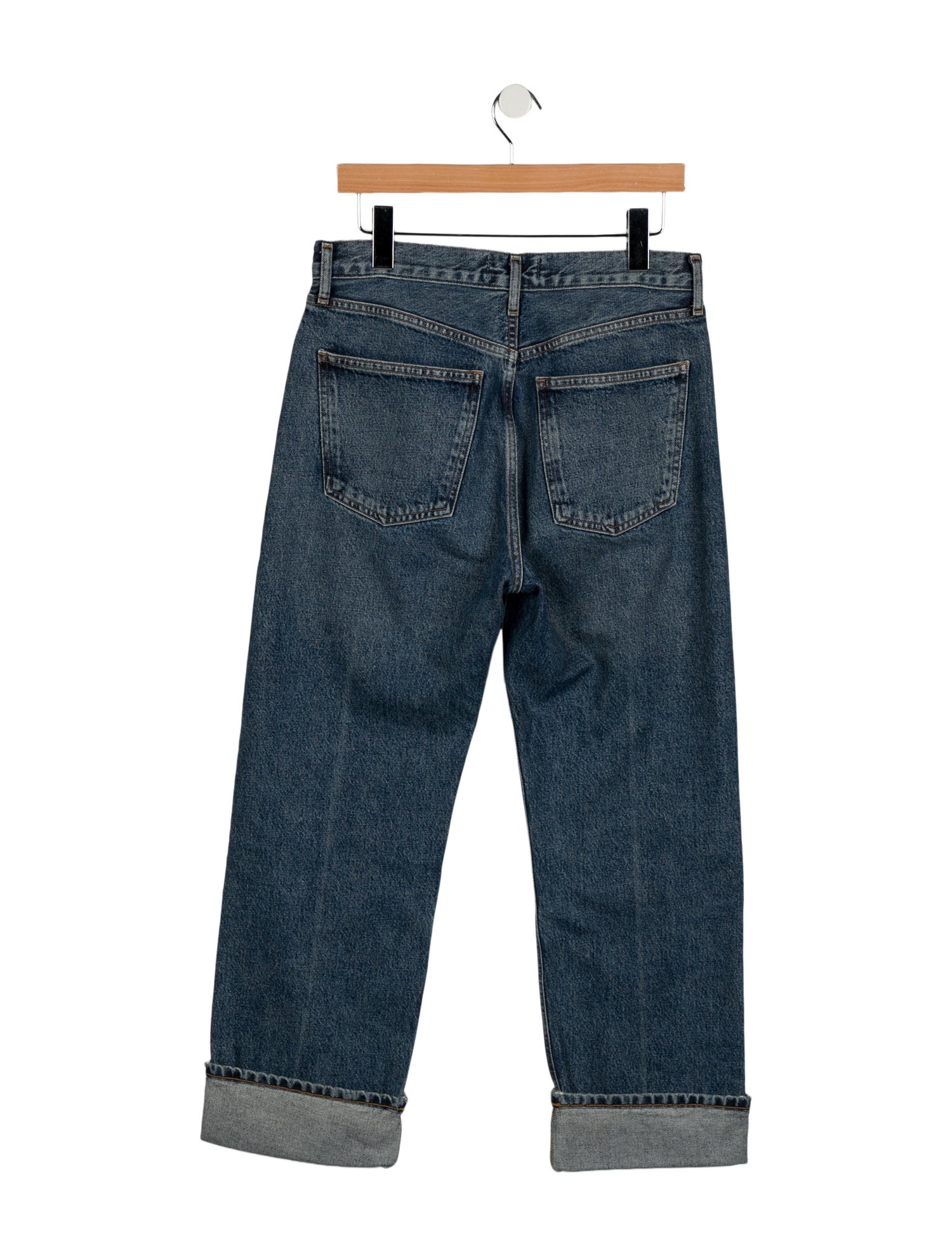 AGOLDE High-Rise Straight Leg Jeans