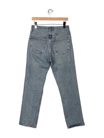 AGOLDE High-Rise Straight Leg Jeans