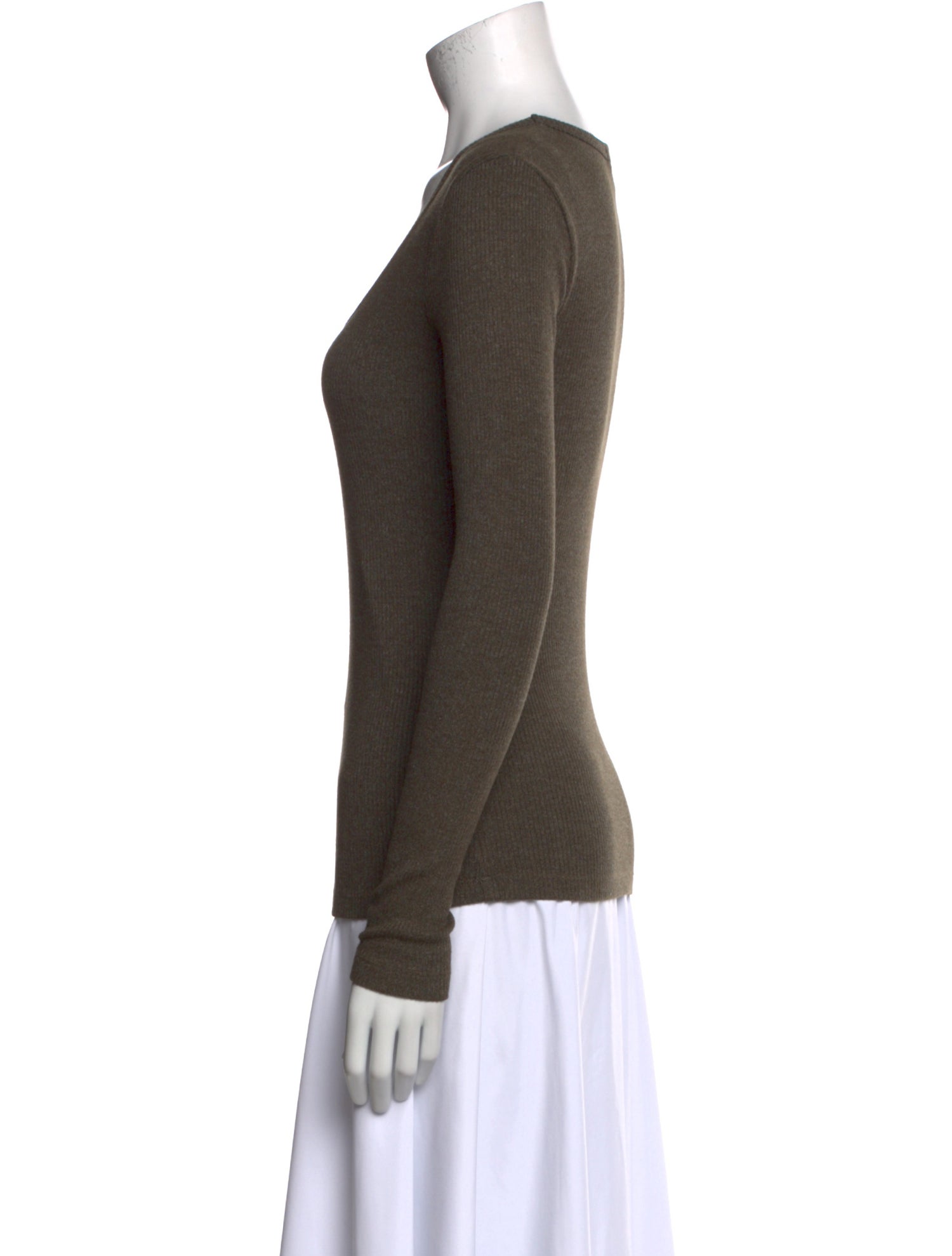 AGOLDE Scoop Neck Long Sleeve Top w/ Tags