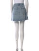 AGOLDE Distressed Accents Mini Skirt