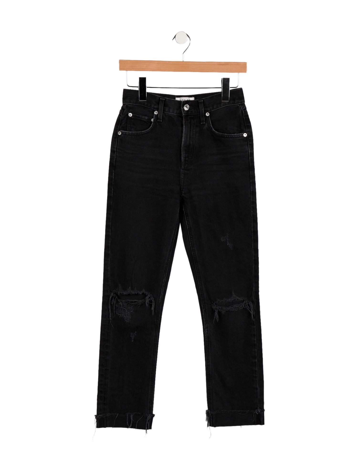AGOLDE Mid-Rise Straight Leg Jeans