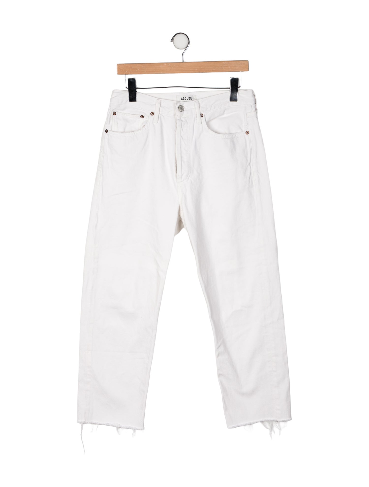 AGOLDE High-Rise Straight Leg Jeans