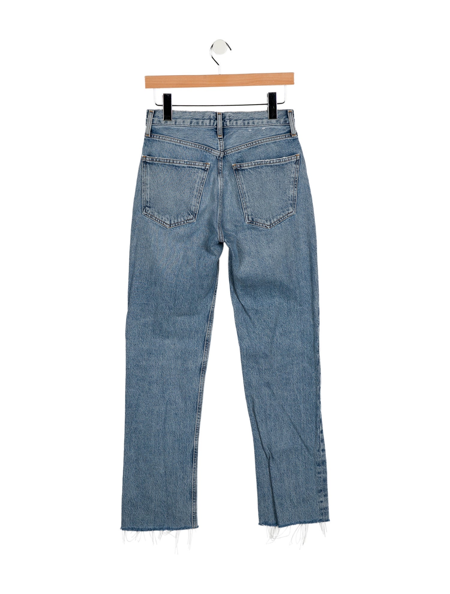 AGOLDE High-Rise Straight Leg Jeans