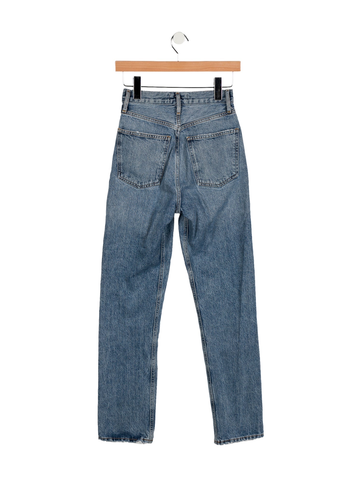 AGOLDE High-Rise Straight Leg Jeans