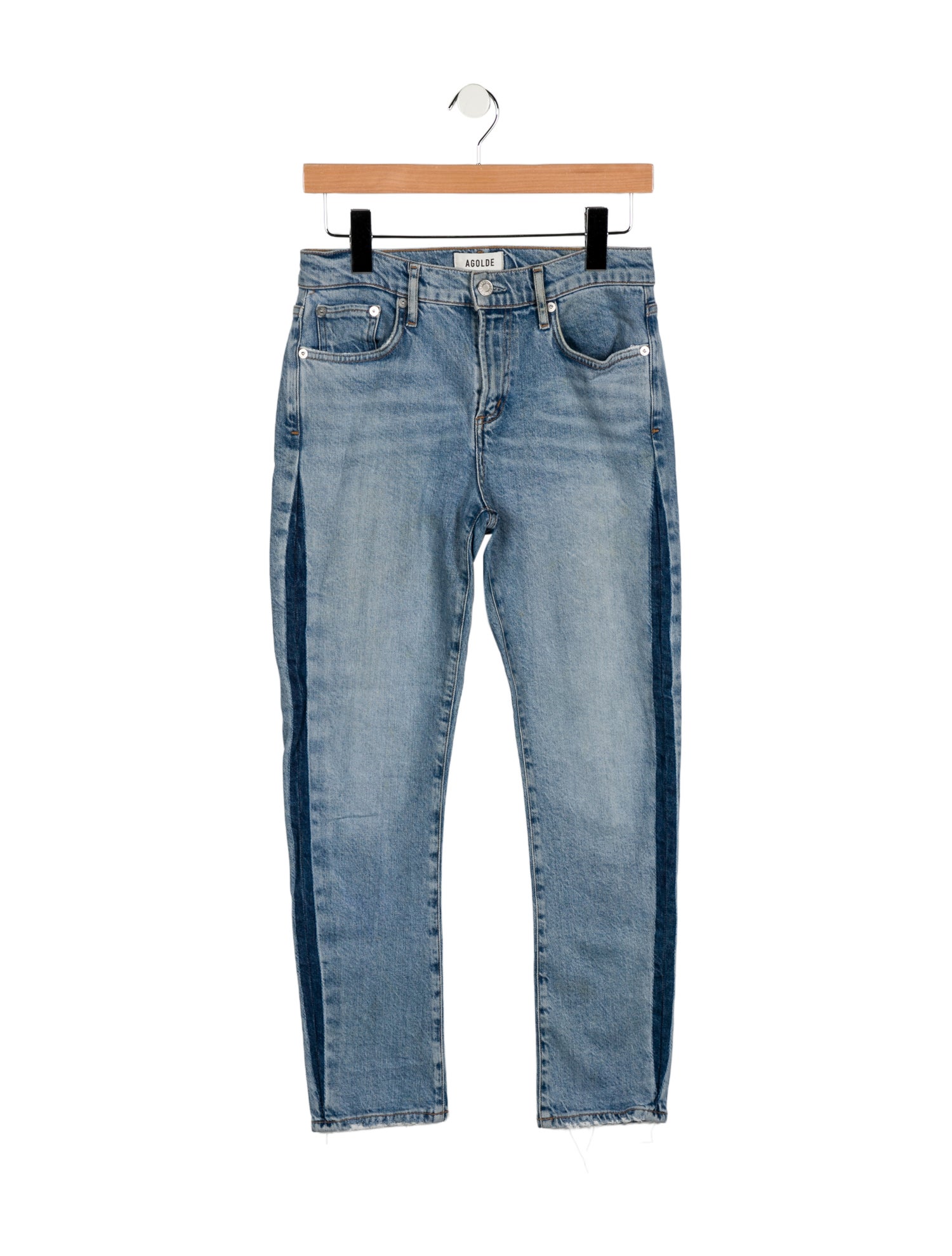 AGOLDE Mid-Rise Skinny Leg Jeans