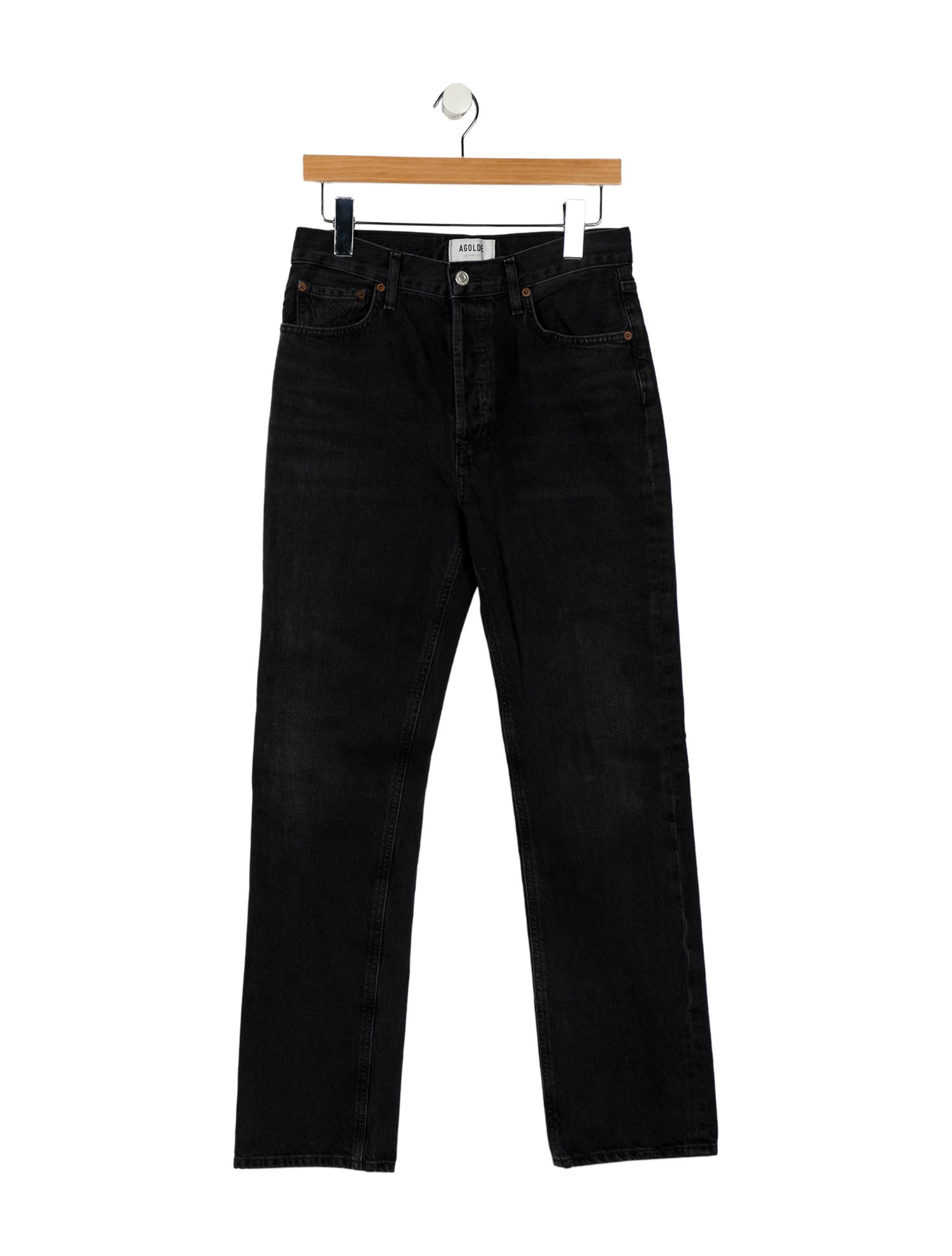 AGOLDE High-Rise Straight Leg Jeans