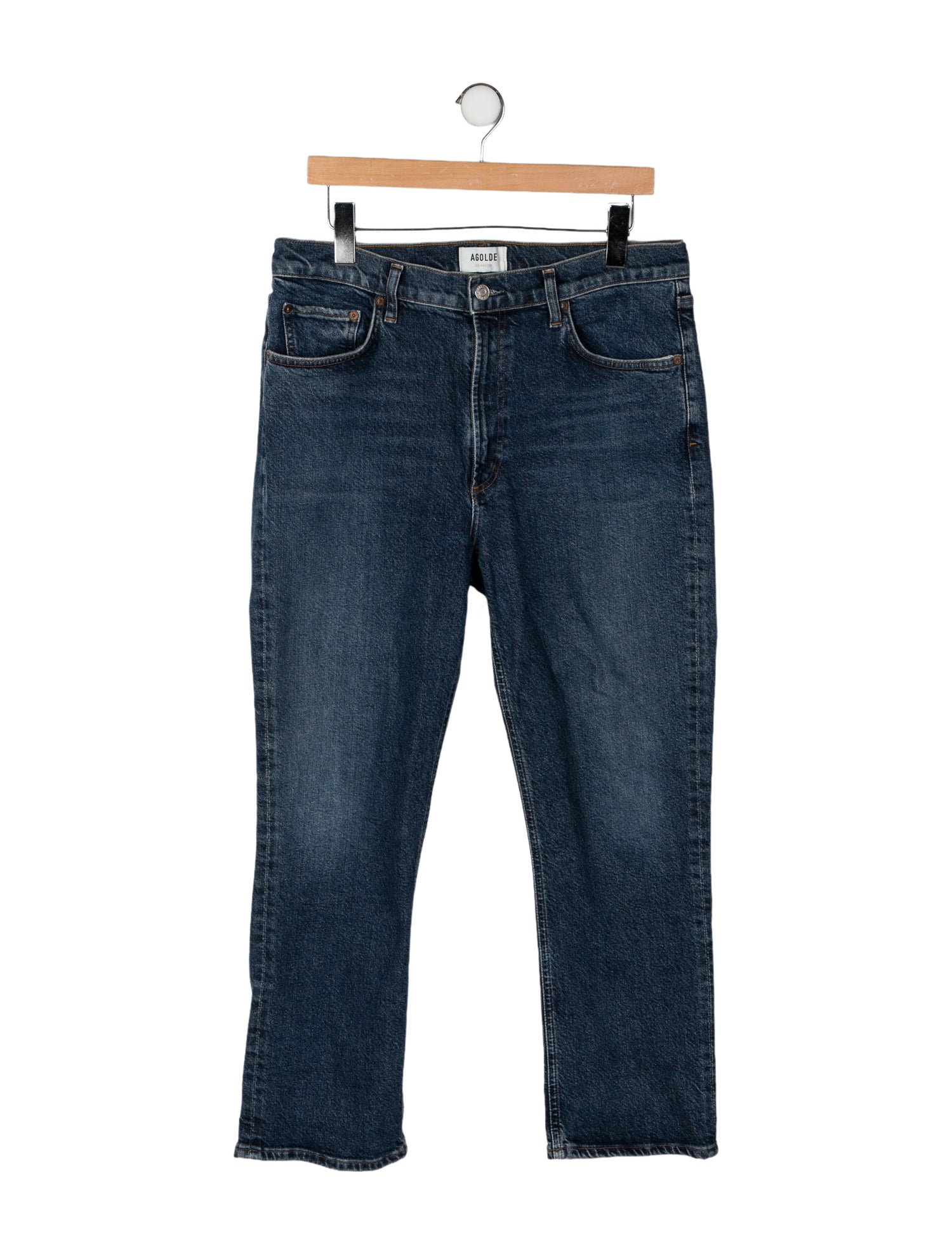 AGOLDE High-Rise Straight Leg Jeans