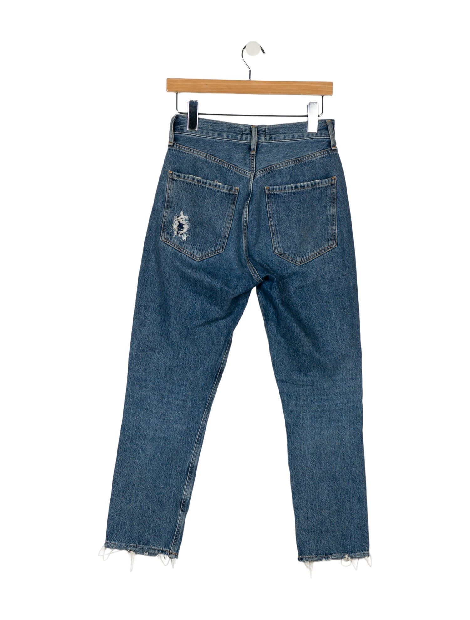 AGOLDE High-Rise Straight Leg Jeans