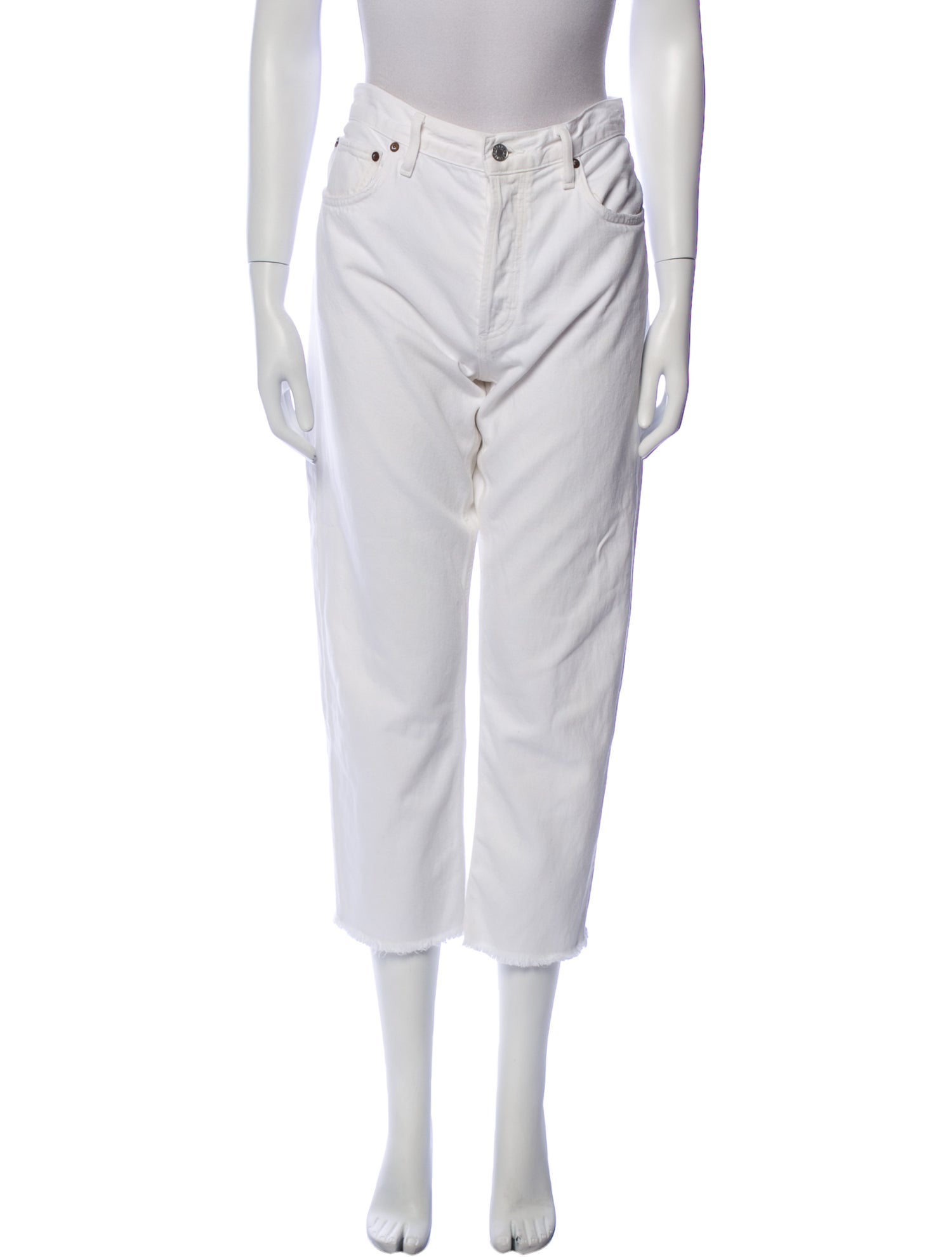 AGOLDE High-Rise Straight Leg Jeans