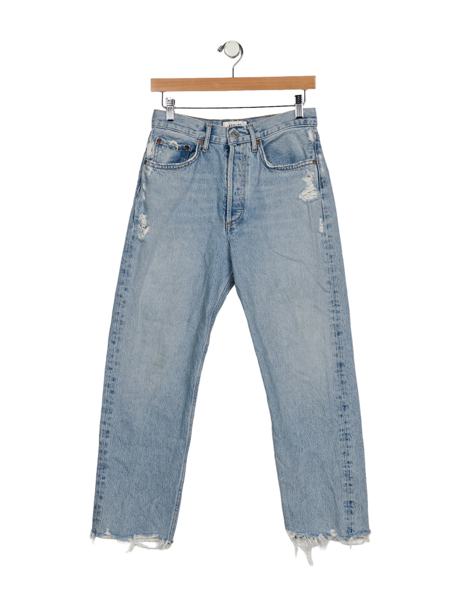 AGOLDE High-Rise Straight Leg Jeans