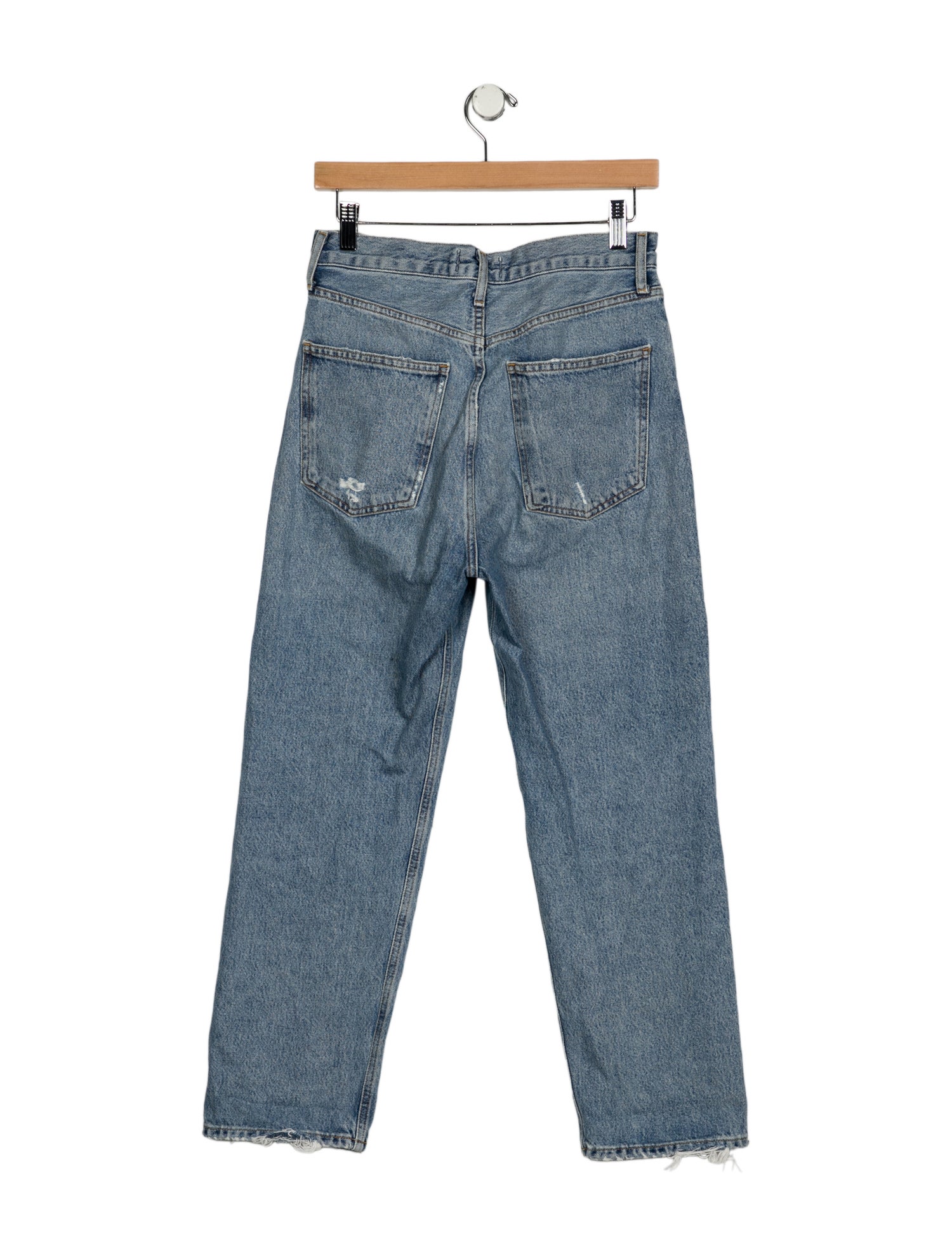 AGOLDE High-Rise Straight Leg Jeans