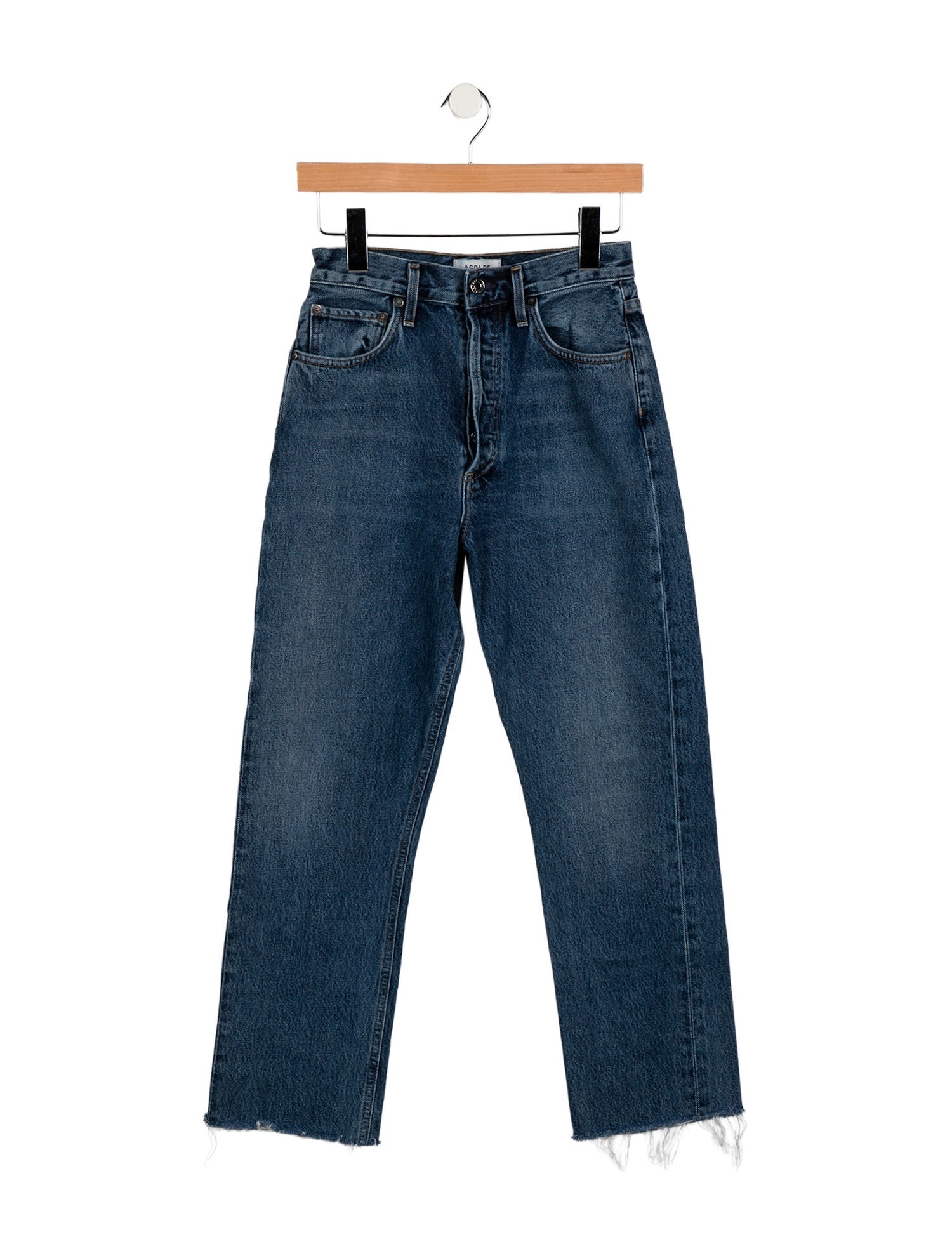 AGOLDE High-Rise Straight Leg Jeans