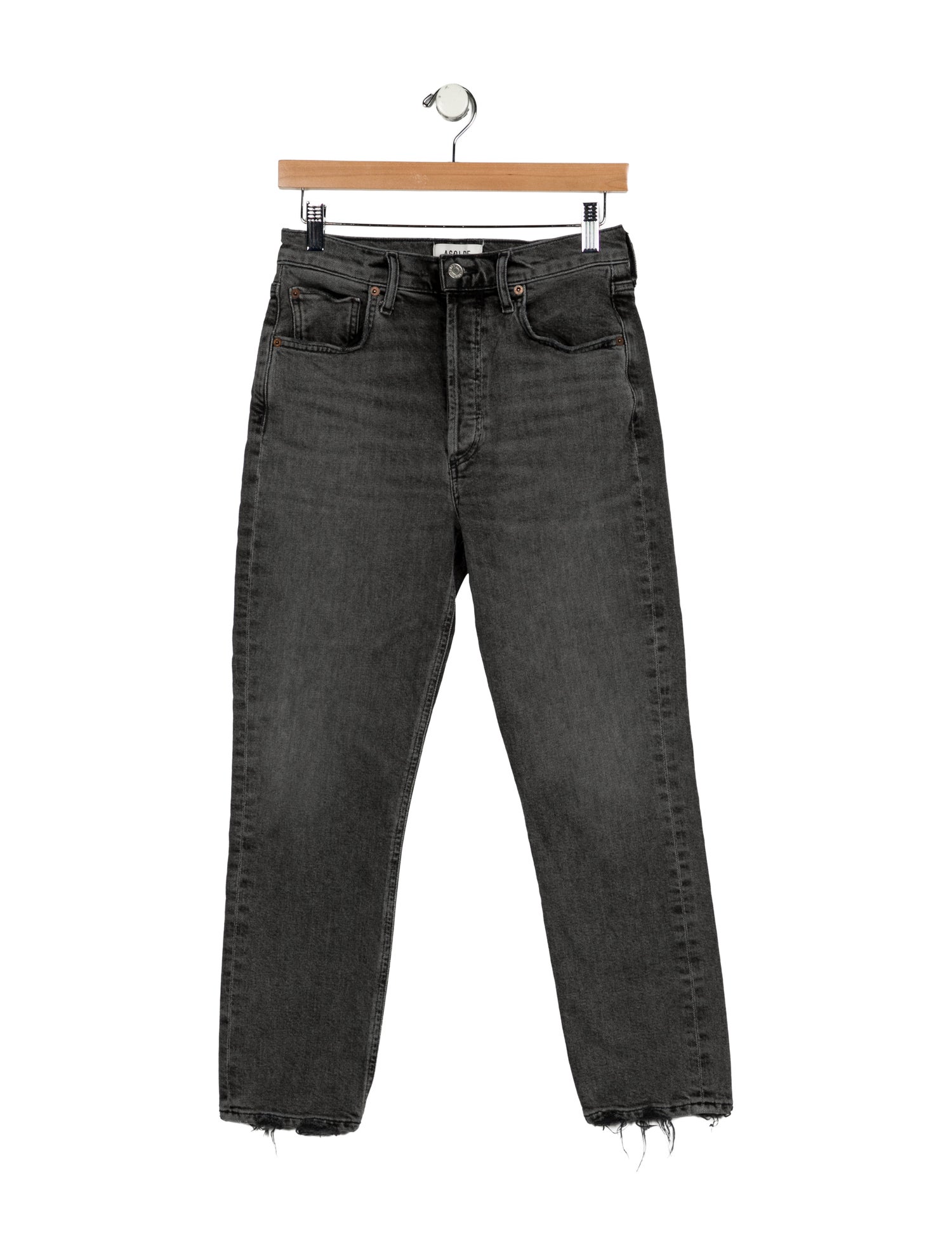 AGOLDE High-Rise Straight Leg Jeans