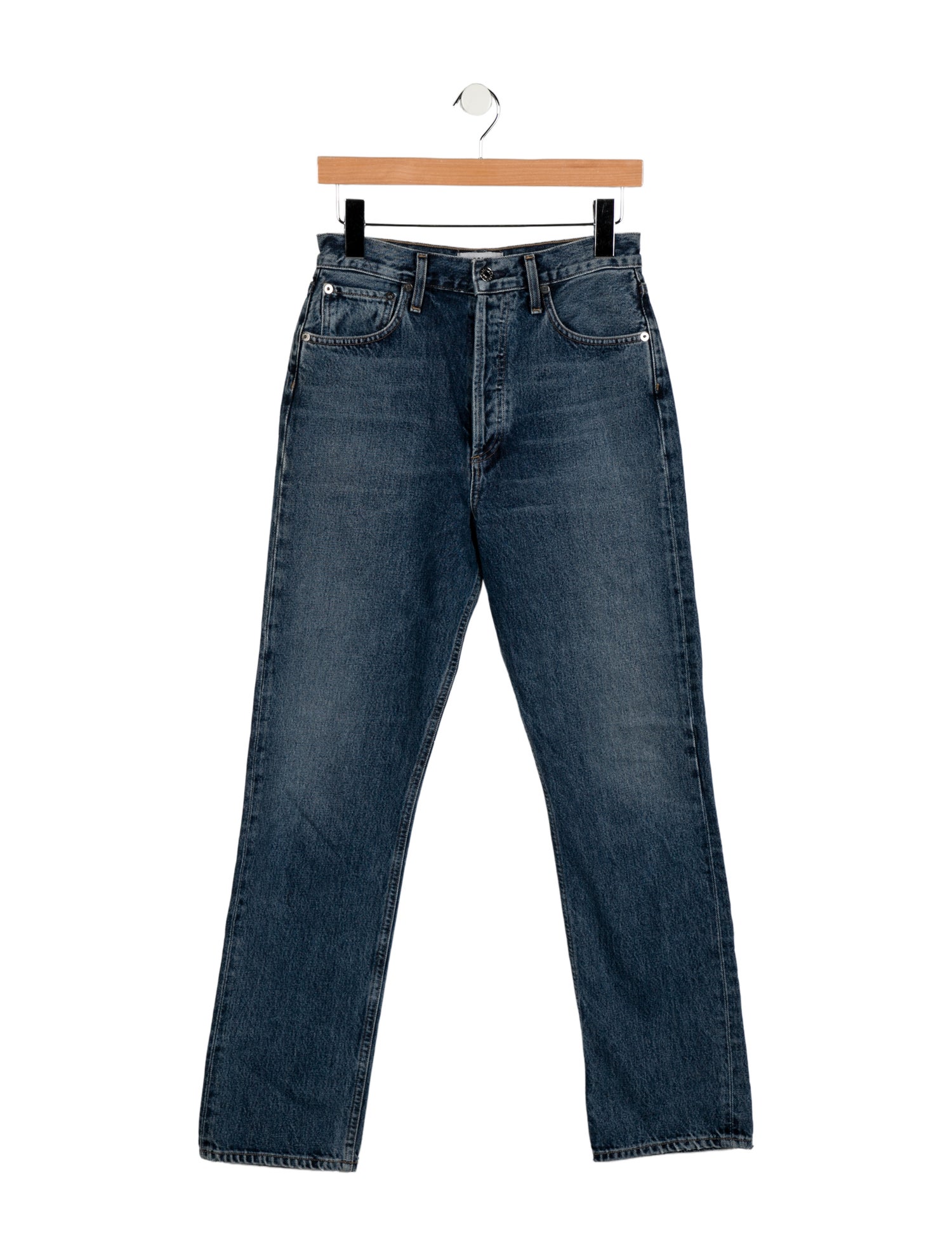 AGOLDE High-Rise Straight Leg Jeans
