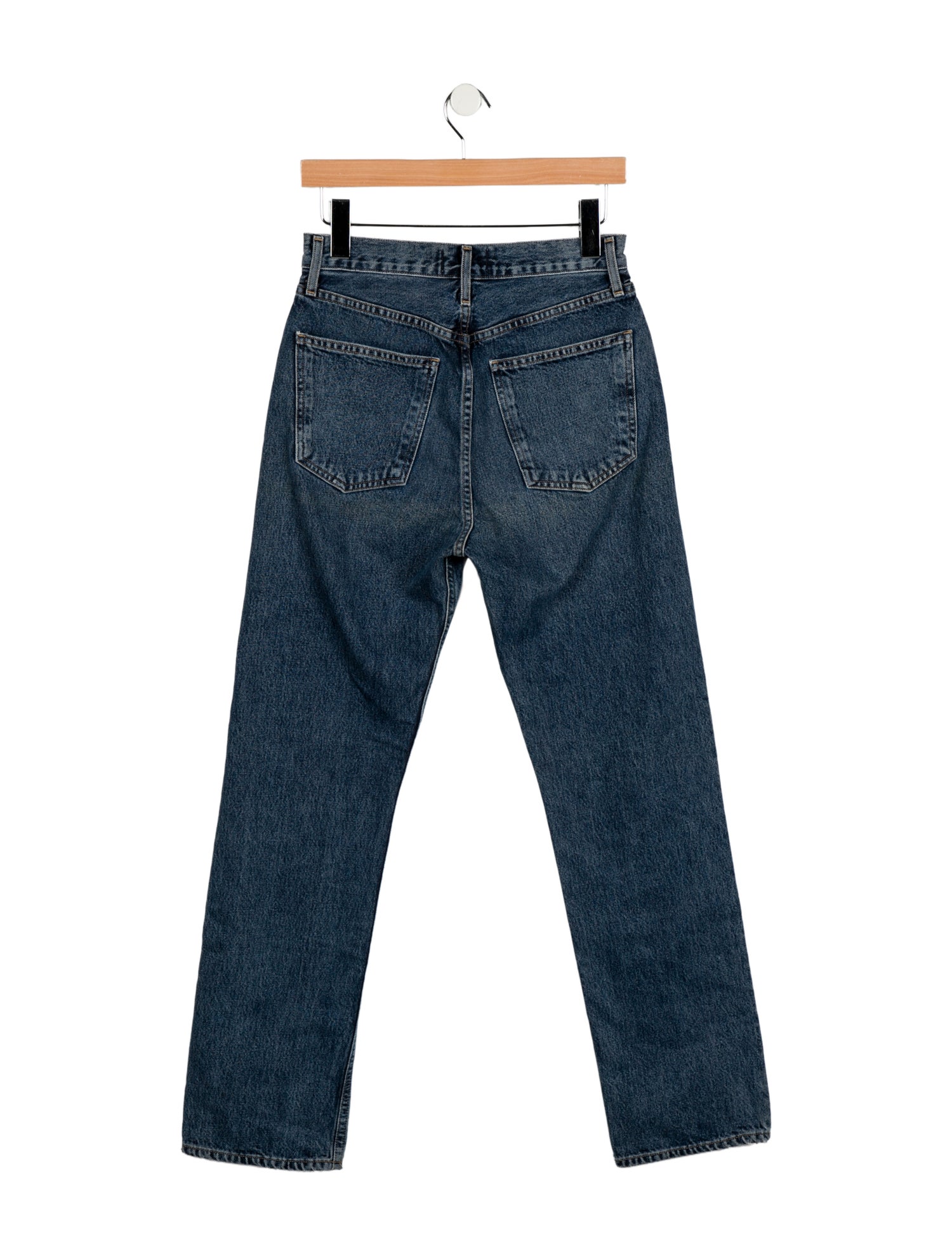 AGOLDE High-Rise Straight Leg Jeans
