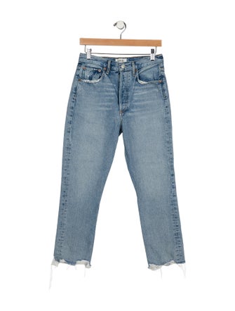 AGOLDE High-Rise Straight Leg Jeans