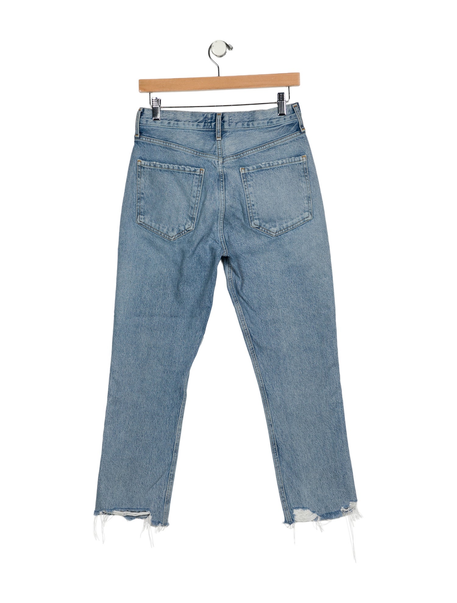 AGOLDE High-Rise Straight Leg Jeans