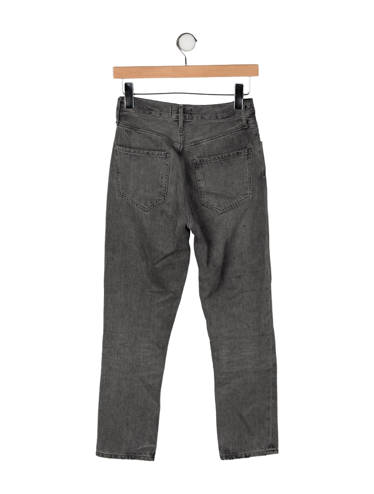 AGOLDE Mid-Rise Straight Leg Jeans