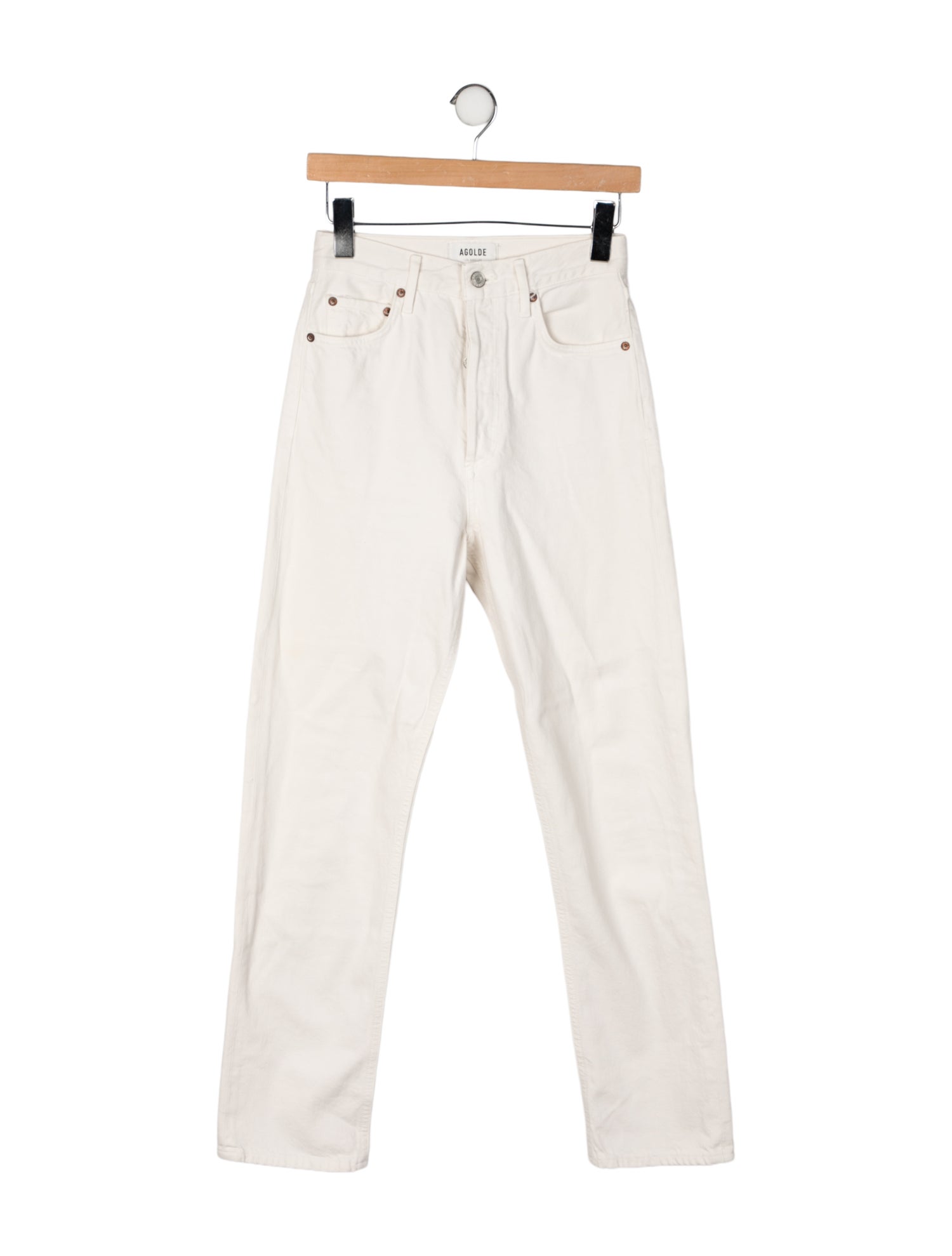 AGOLDE High-Rise Straight Leg Jeans