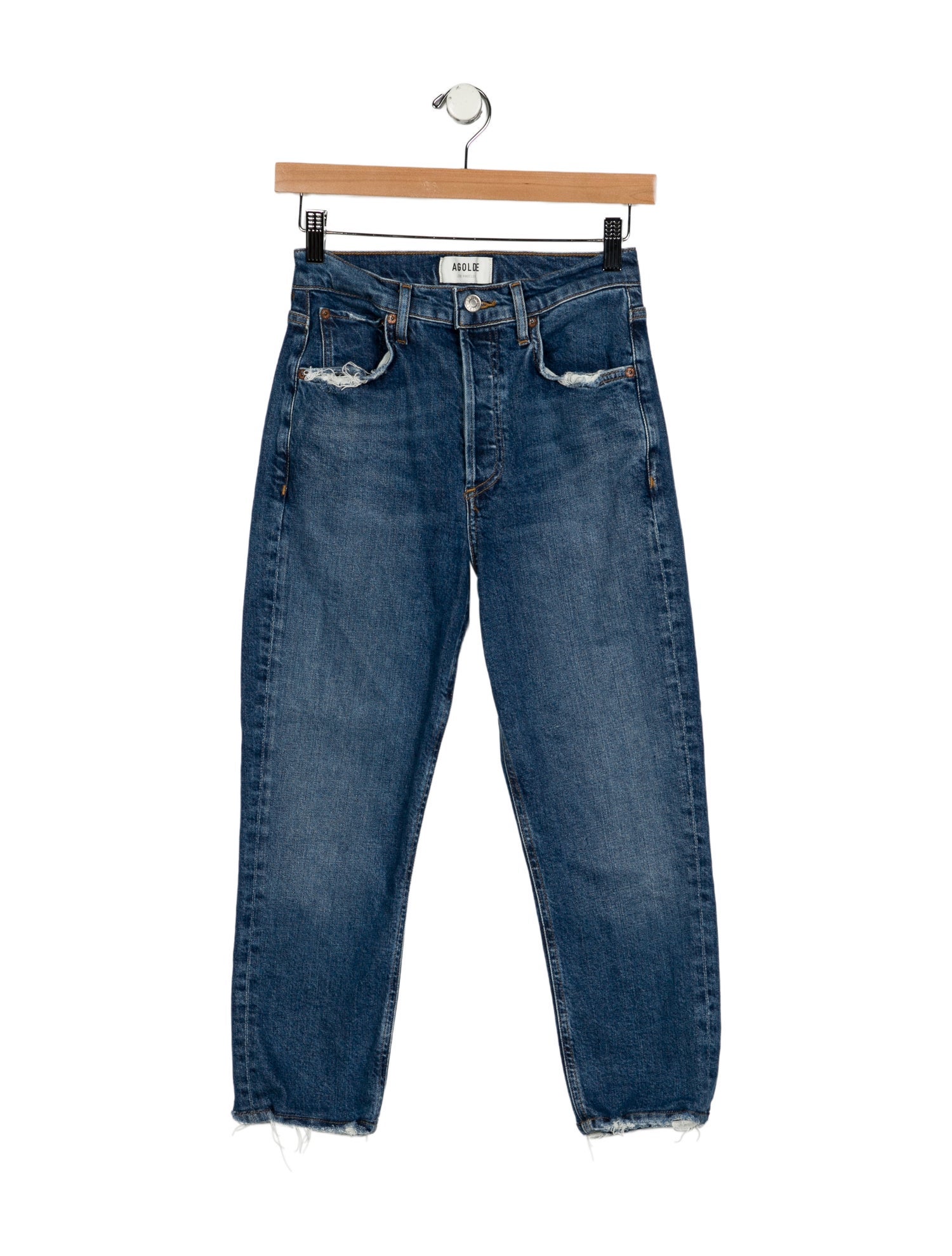 AGOLDE Mid-Rise Skinny Leg Jeans